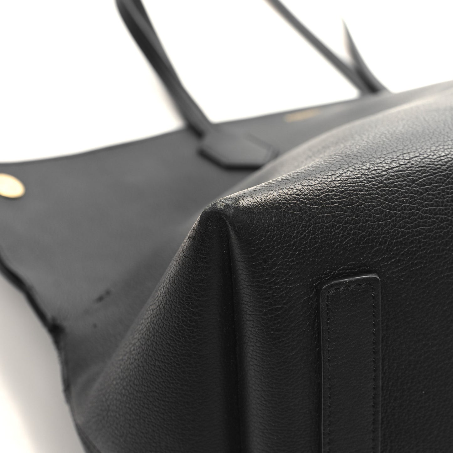 Calfskin Large Society Tote Black