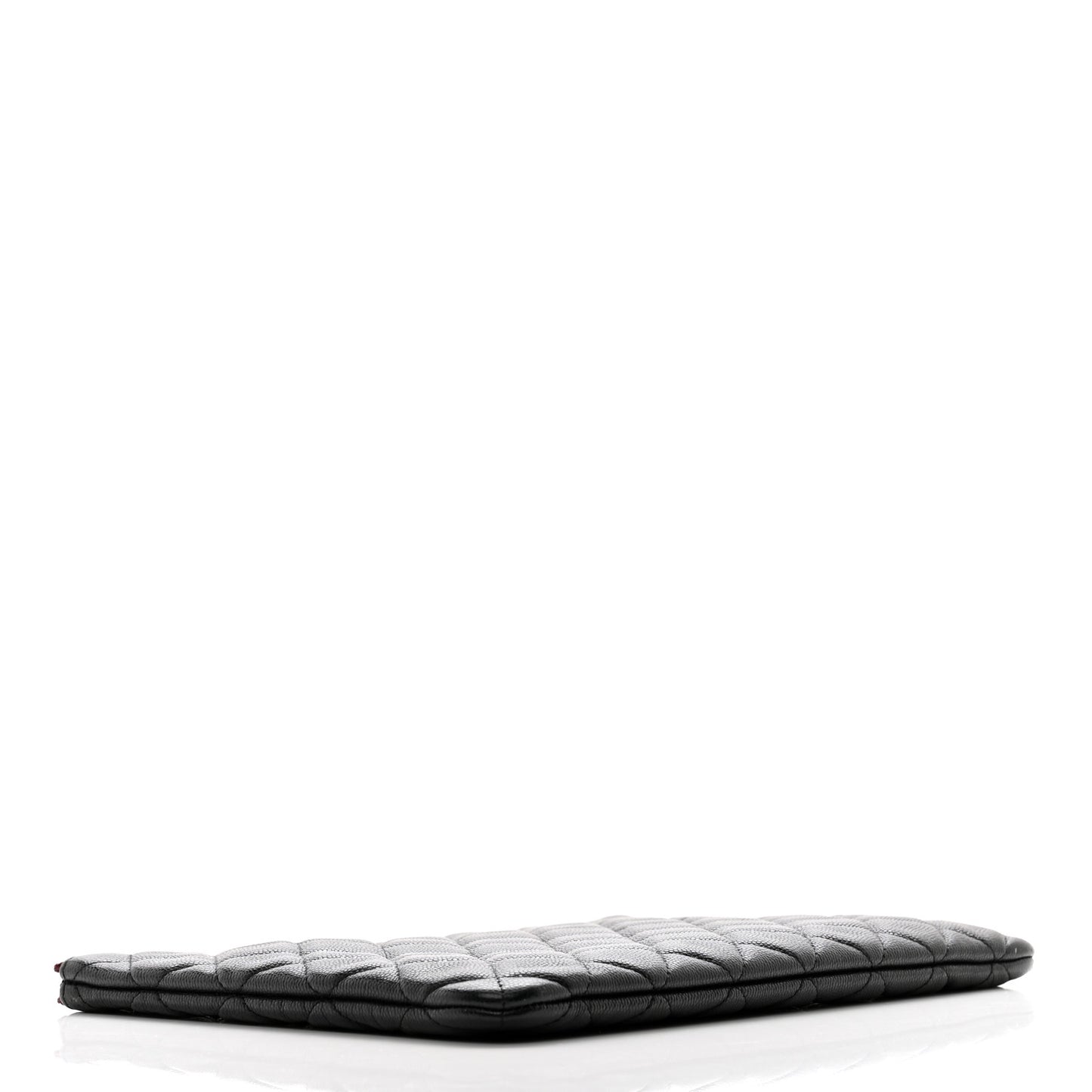 Caviar Quilted Medium Cosmetic Case Black