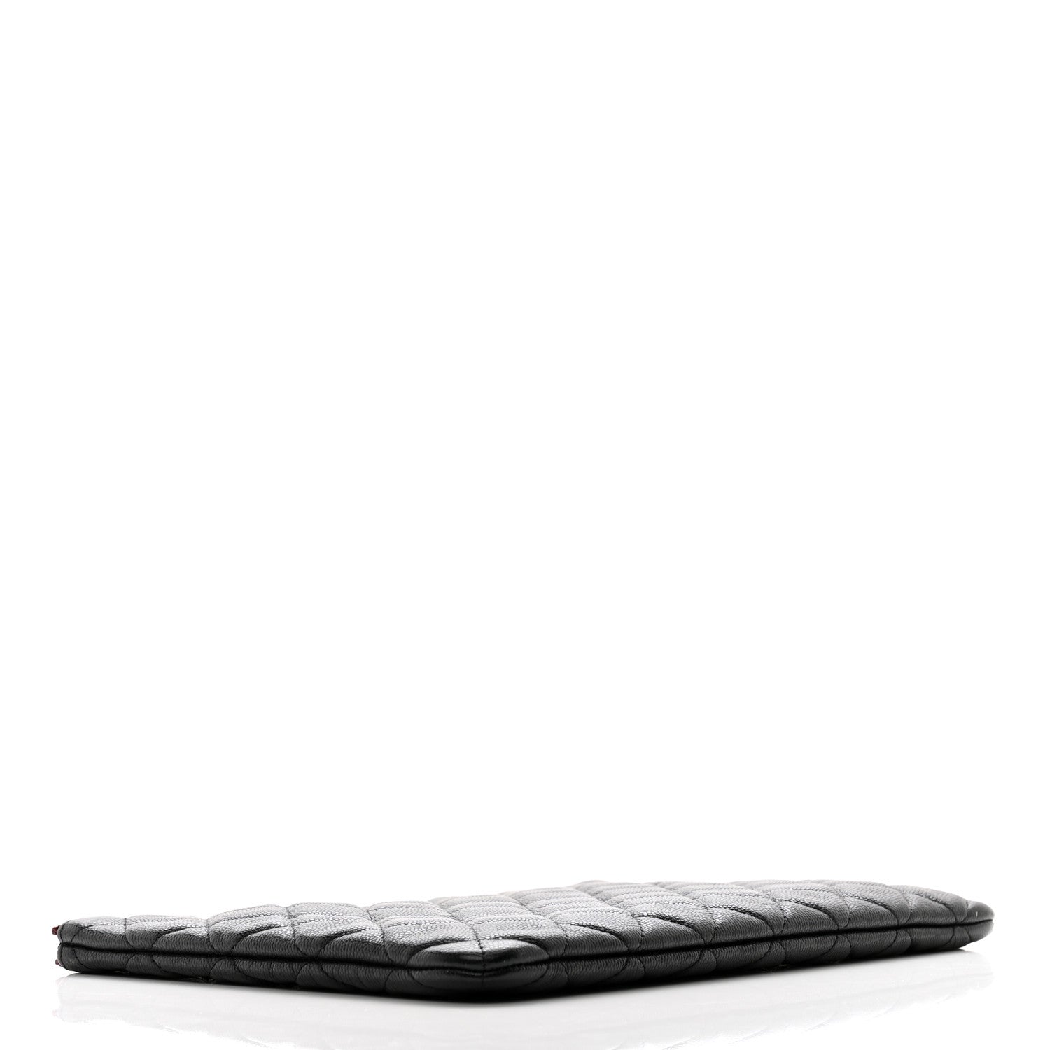 Chanel Caviar Quilted Medium Cosmetic Case Black 4 of 11