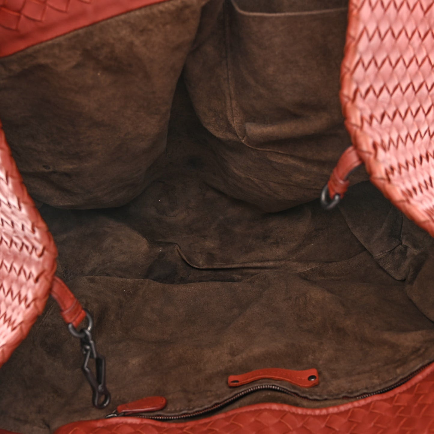 Nappa Intrecciato Large Cesta Tote Brique