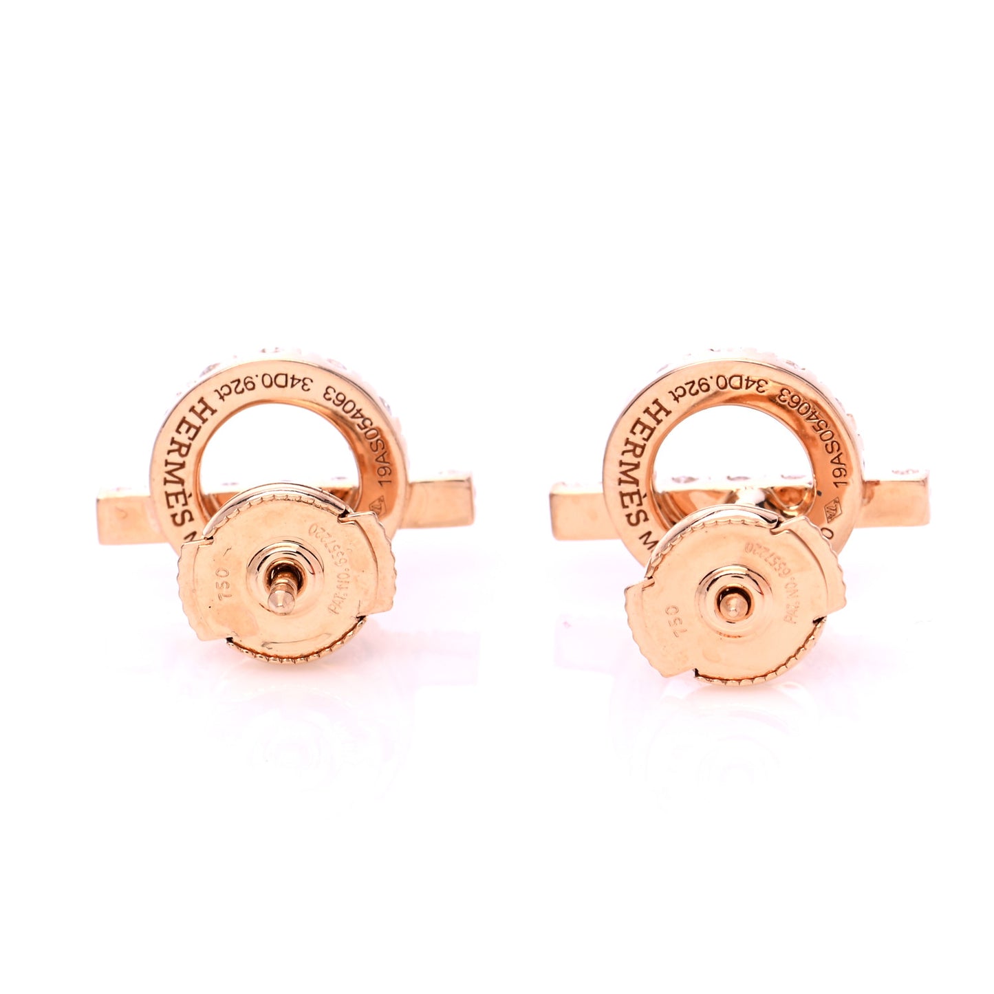 18K Rose Gold Diamond Finesse Earrings