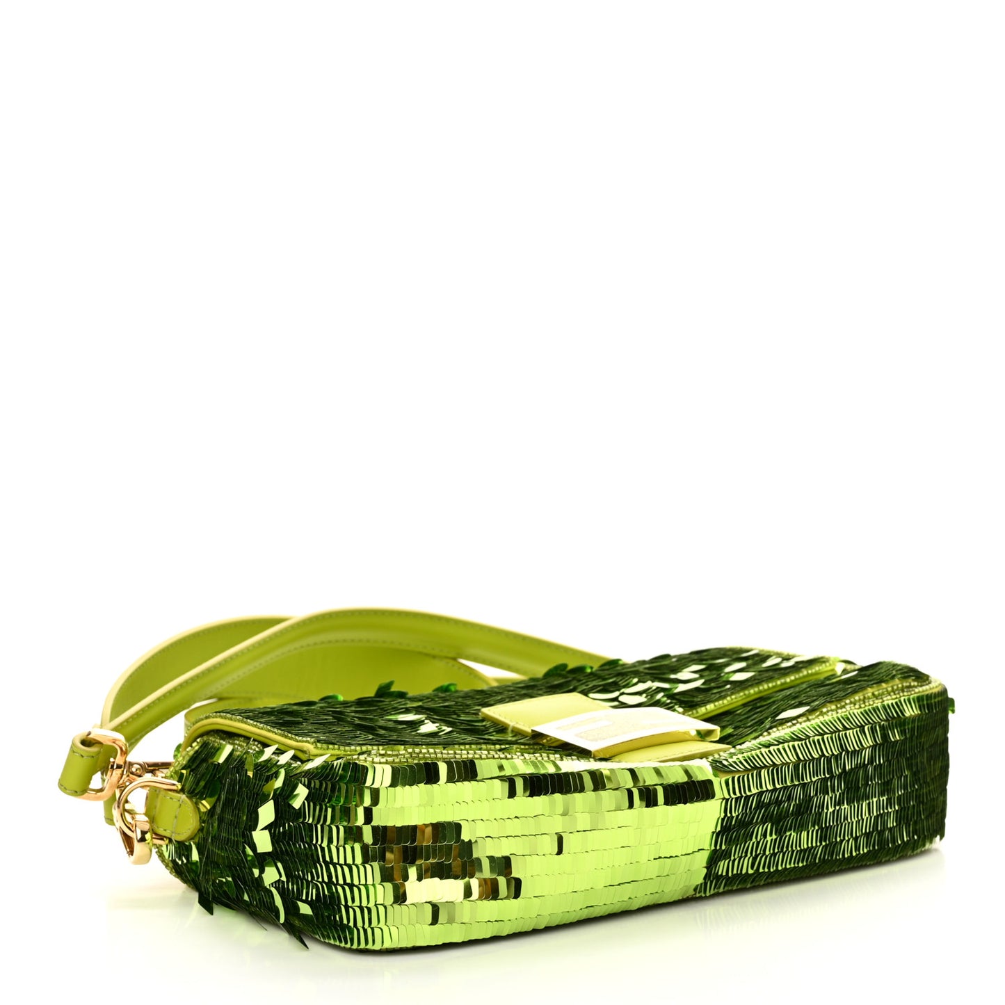 Sequin Paillettes Vitello Grace Sex and the City Baguette Wasabi
