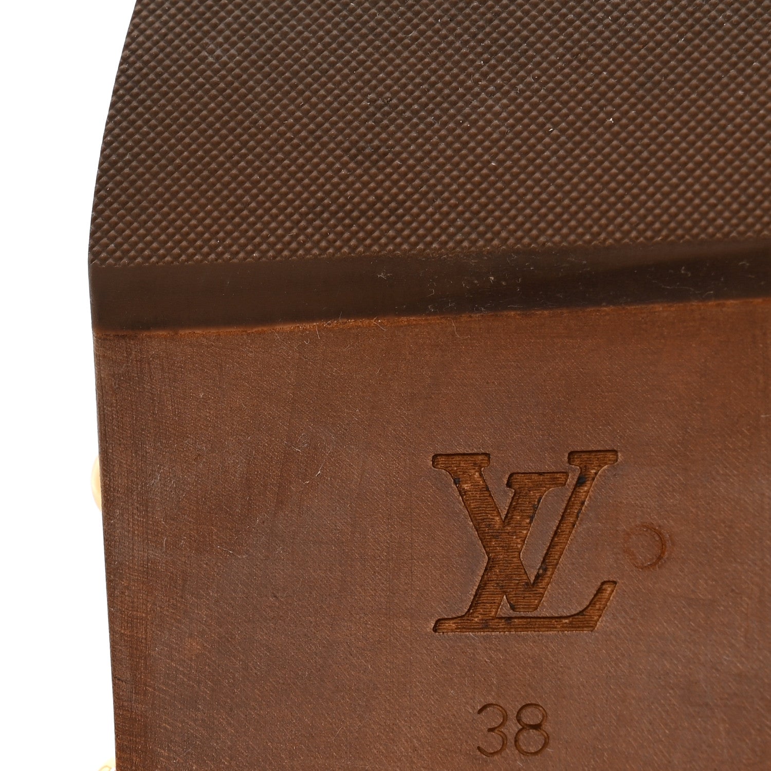 Louis Vuitton Monogram Metallic Calfskin Cottage Clog Mules 38 Brown Gold 18 of 18