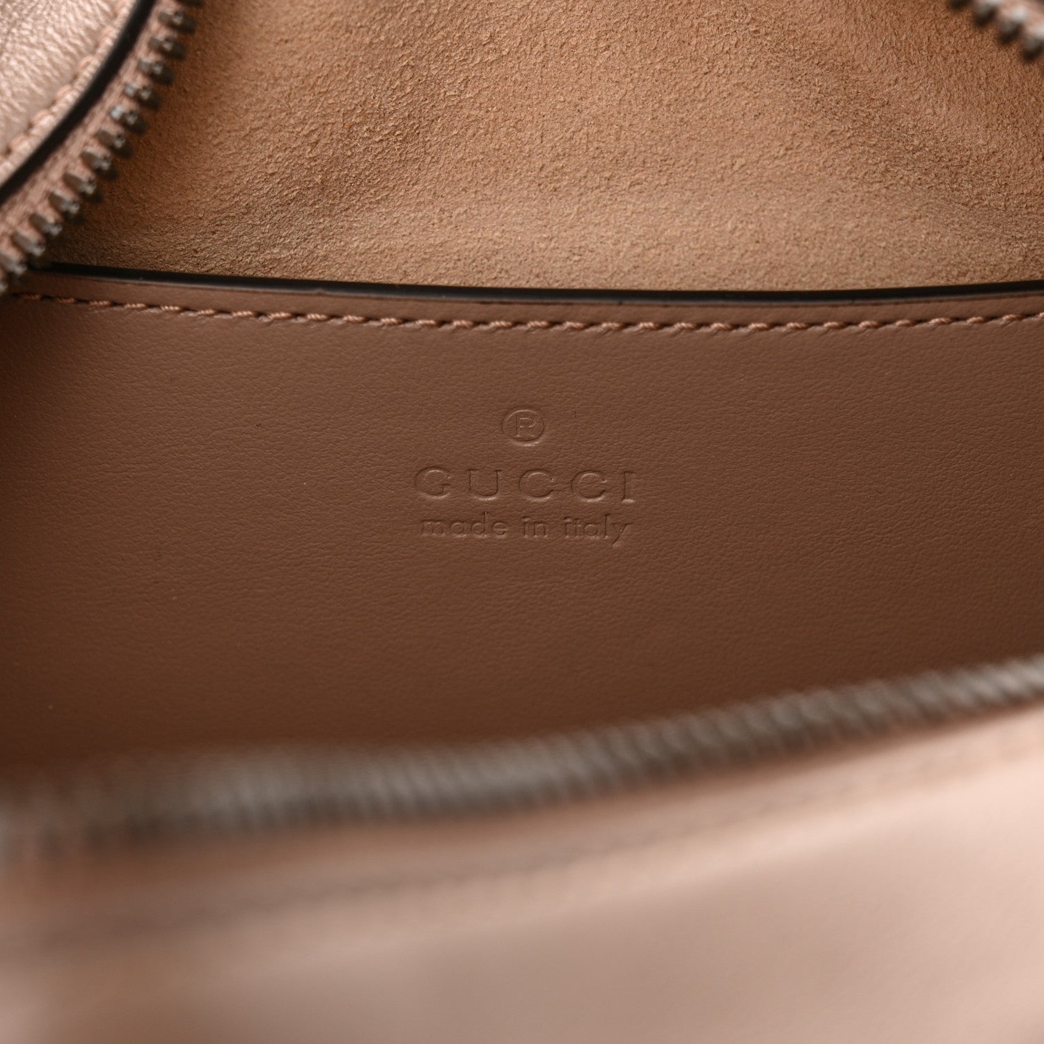 Gucci Calfskin Matelasse Small GG Marmont Chain Shoulder Bag Porcelain Rose 5 of 9