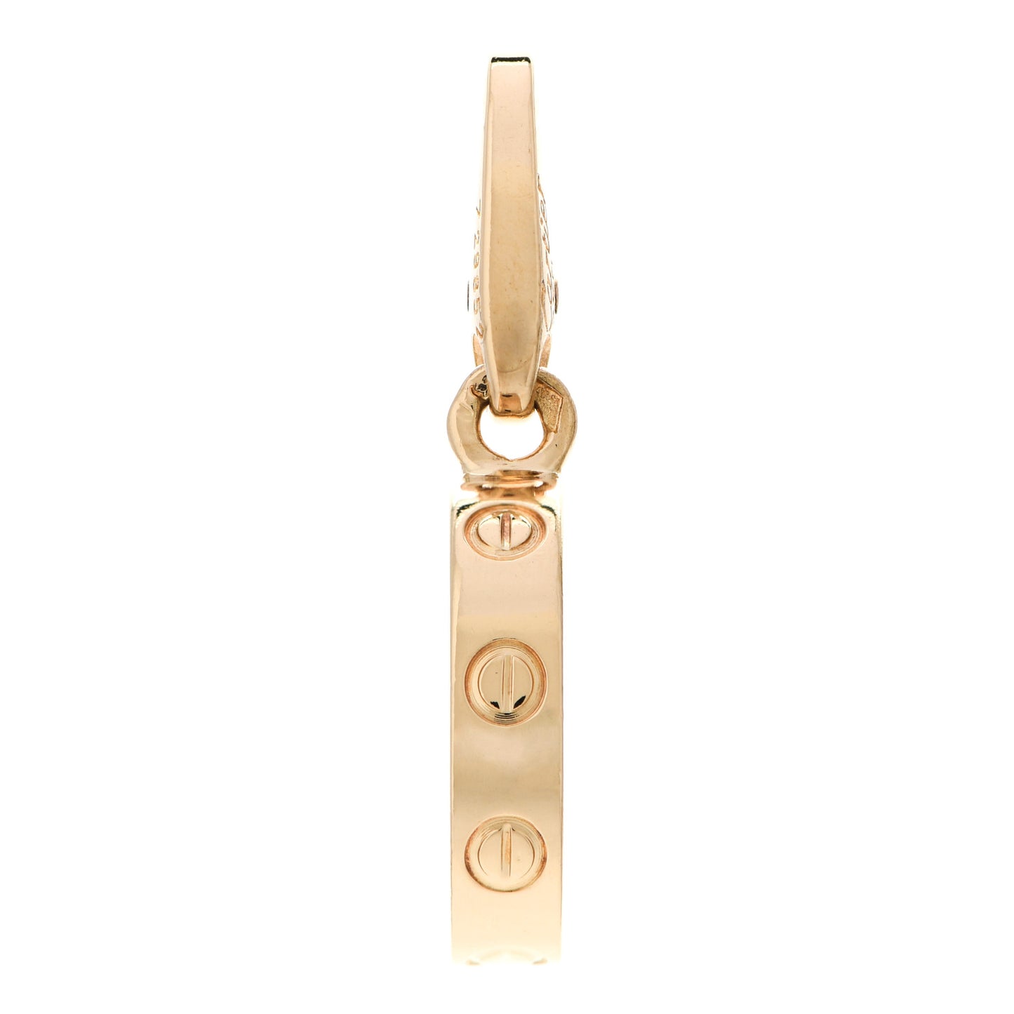 18K Yellow Gold LOVE Ring Charm