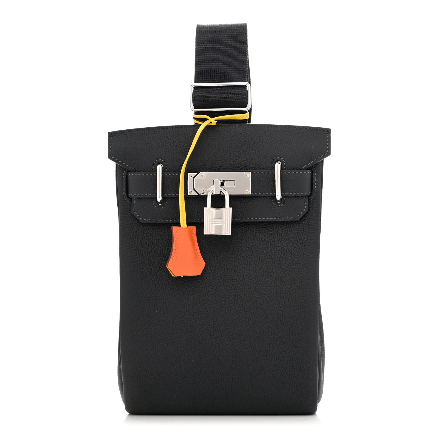 Hermes Togo Hac A Dos PM Backpack Caban Jaune De Naples Feu