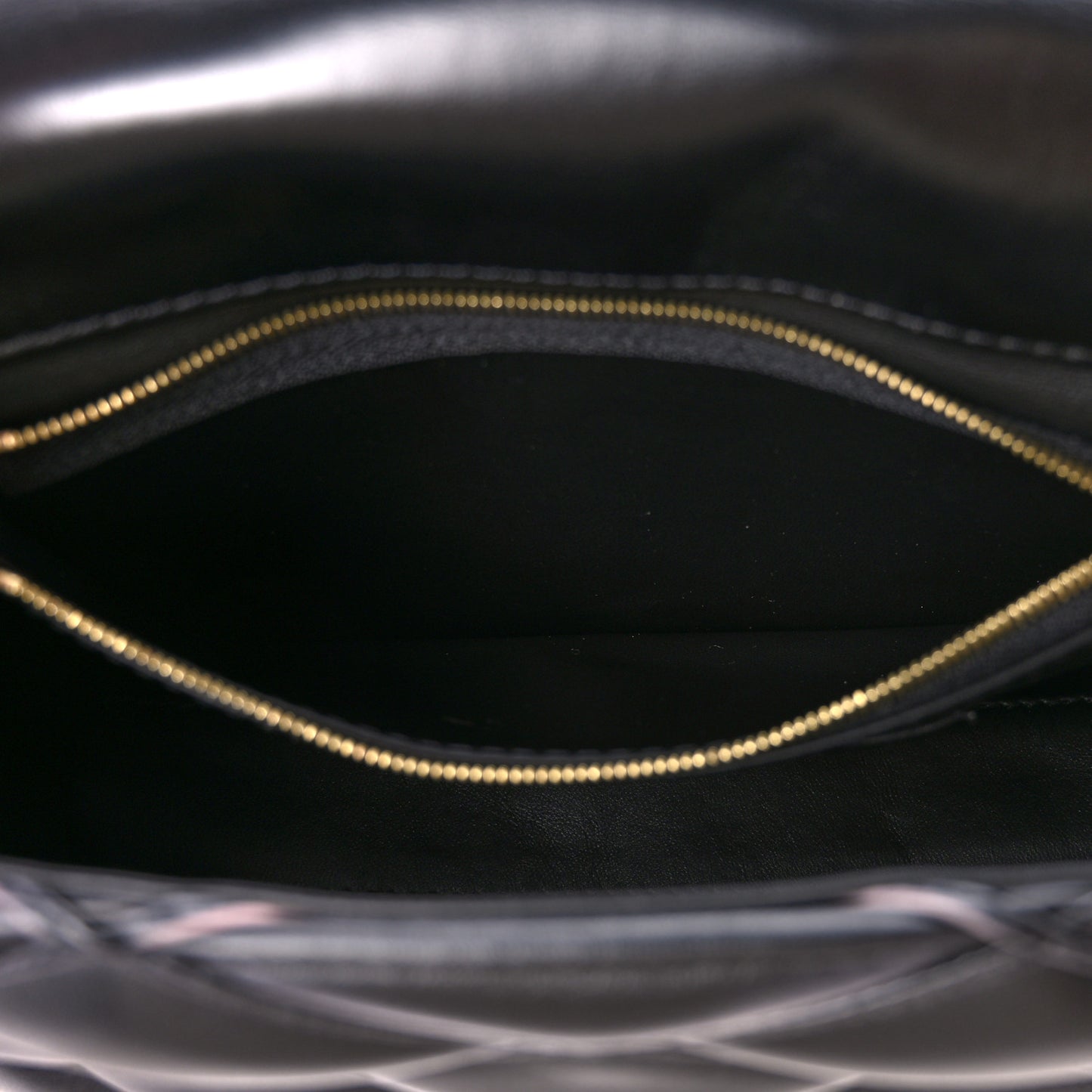 Lambskin Malletage Top Handle GO-14 MM Black Pink
