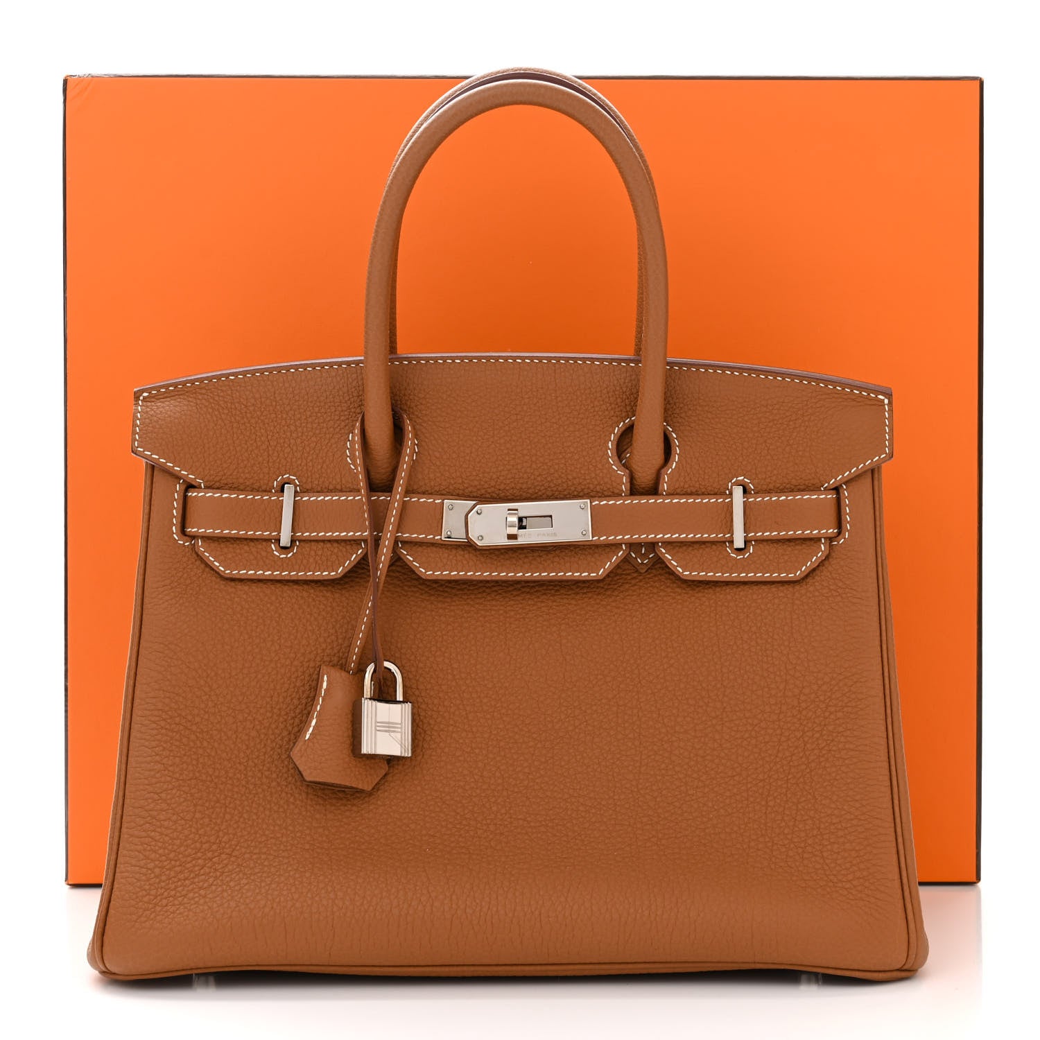 Hermes Togo BIRKIN 30 Gold 11 of 11