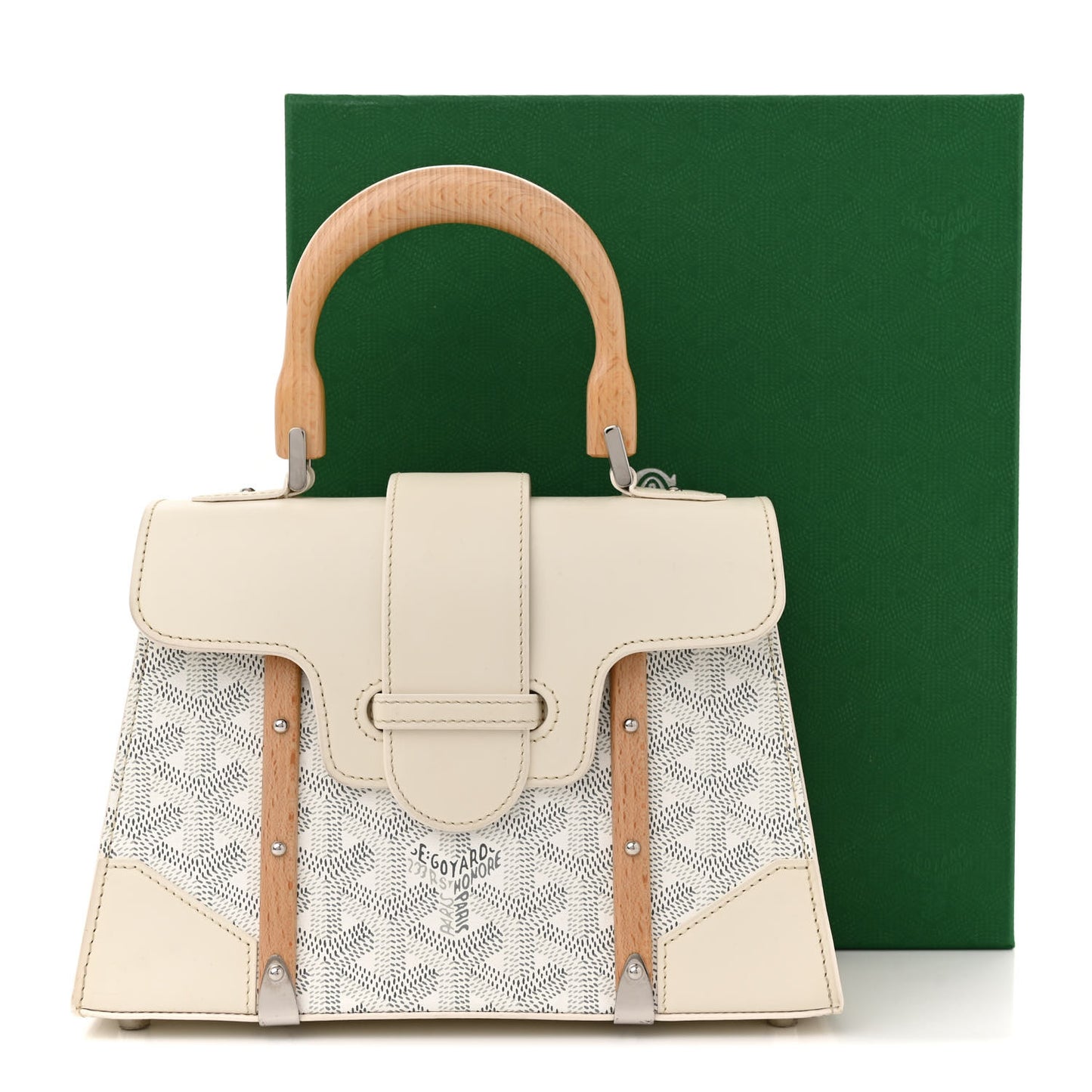 Goyardine Structure Mini Saigon White