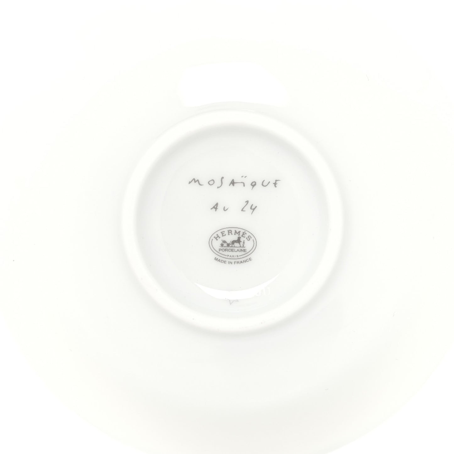 Porcelain Mosaique au 24 Soy Dish Platine