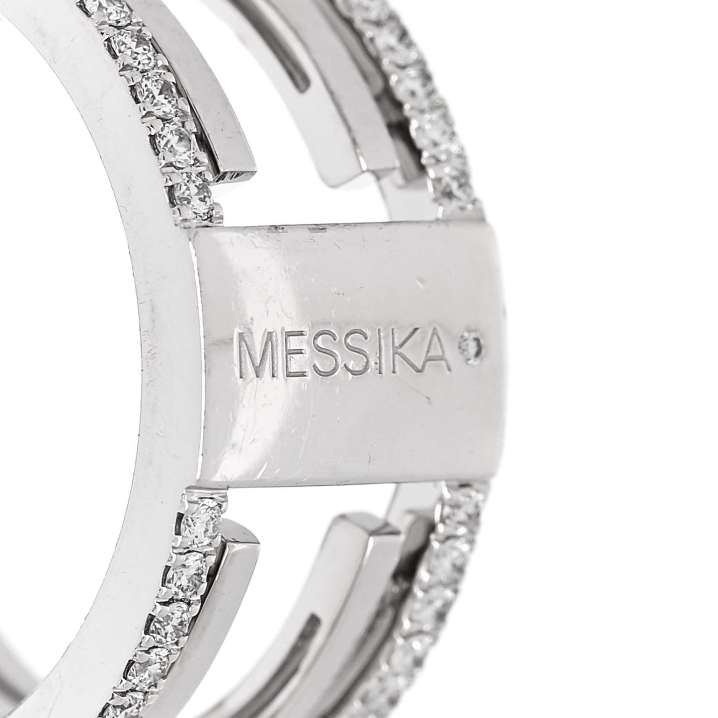 18K White Gold Diamond Move 10th Ring 53 6.5