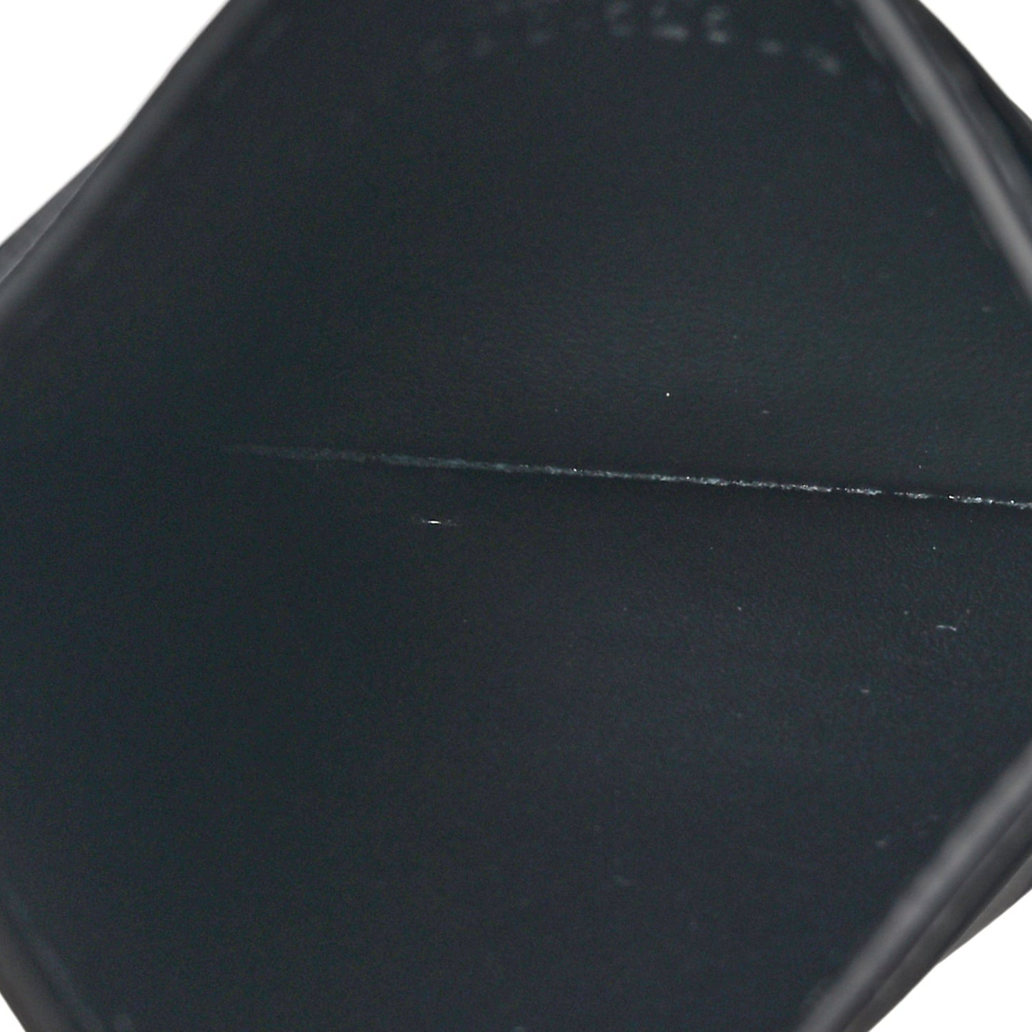 Plutone Calfskin Logo Card Holder Black