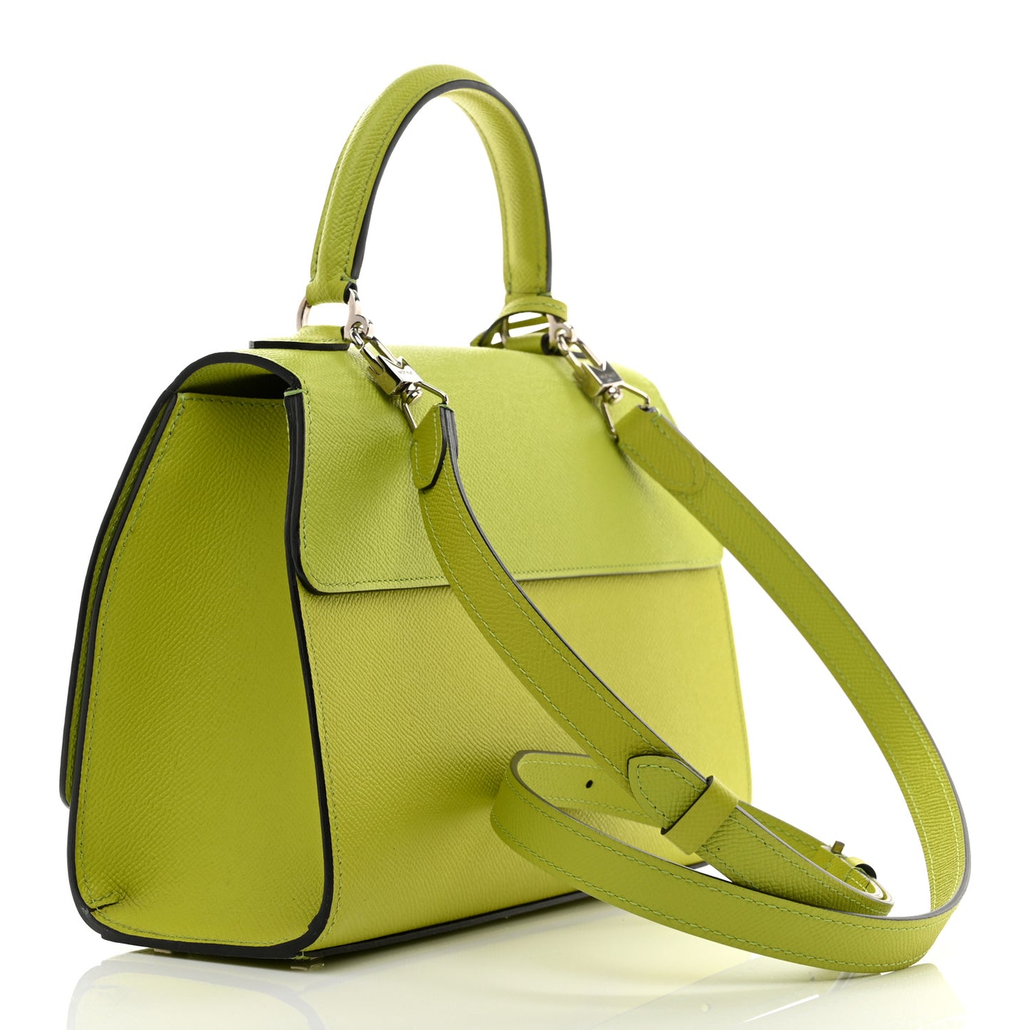Carat Calfskin Rejane PM Anis