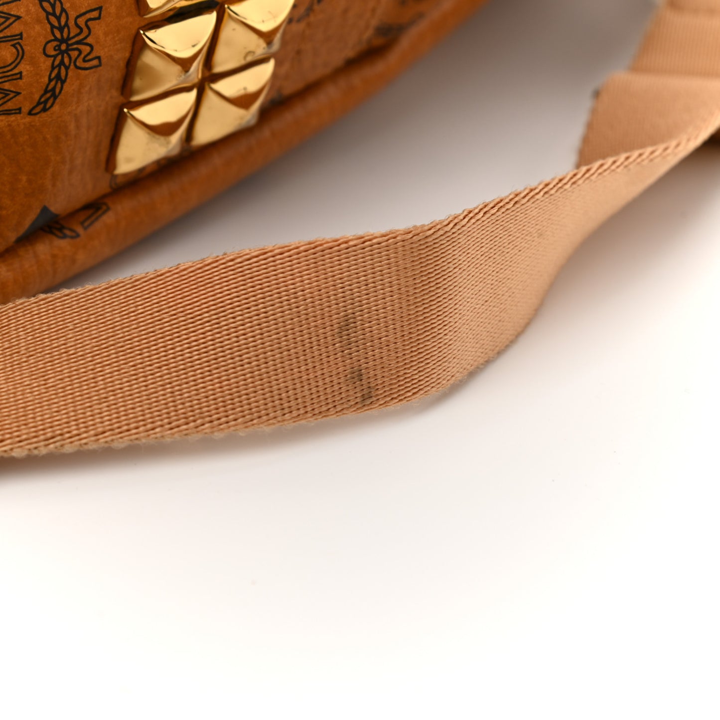 Visetos Large Side Studs Stark Backpack Cognac
