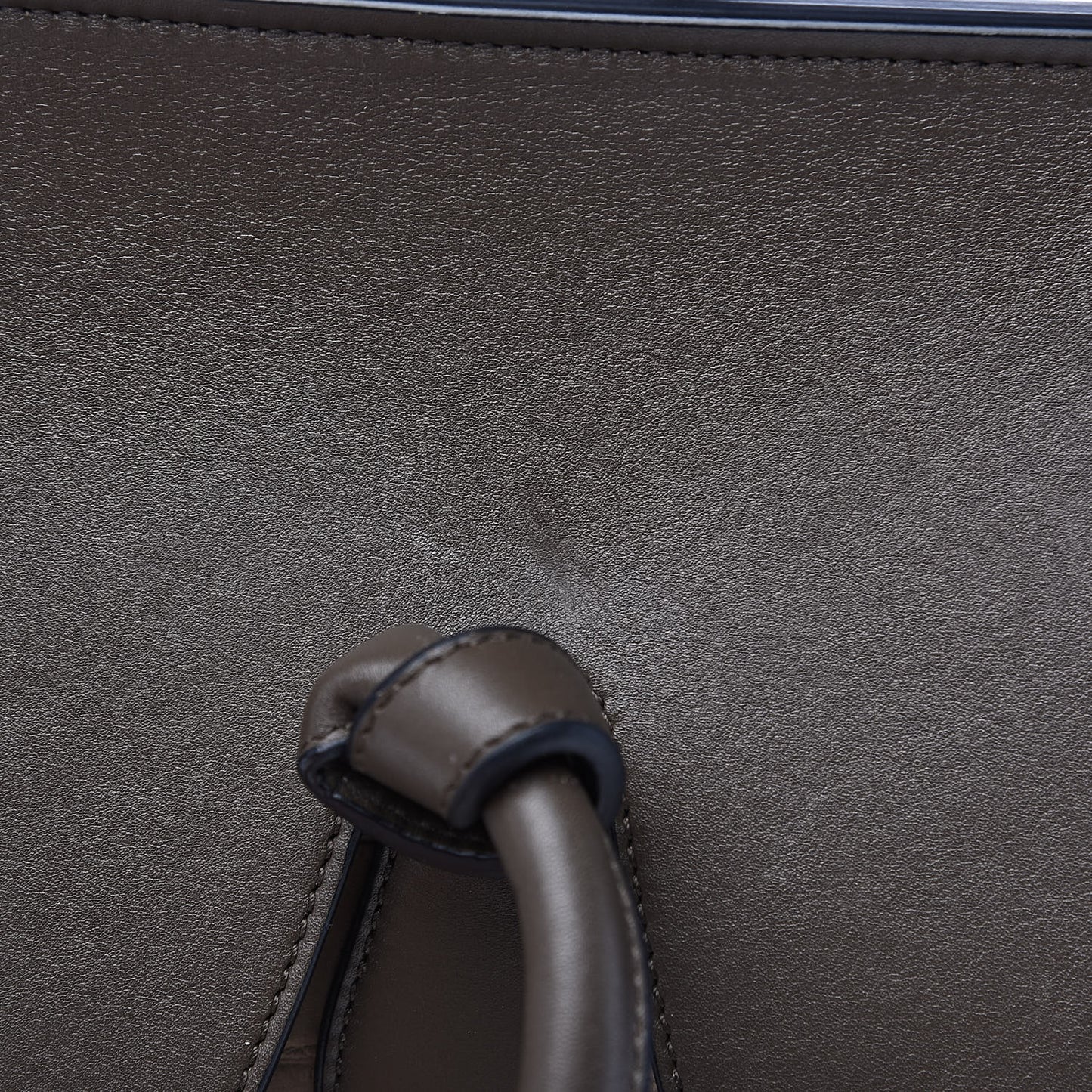 Crocodile Embossed Nubuck Calfskin Small Tie Knot Tote Grey