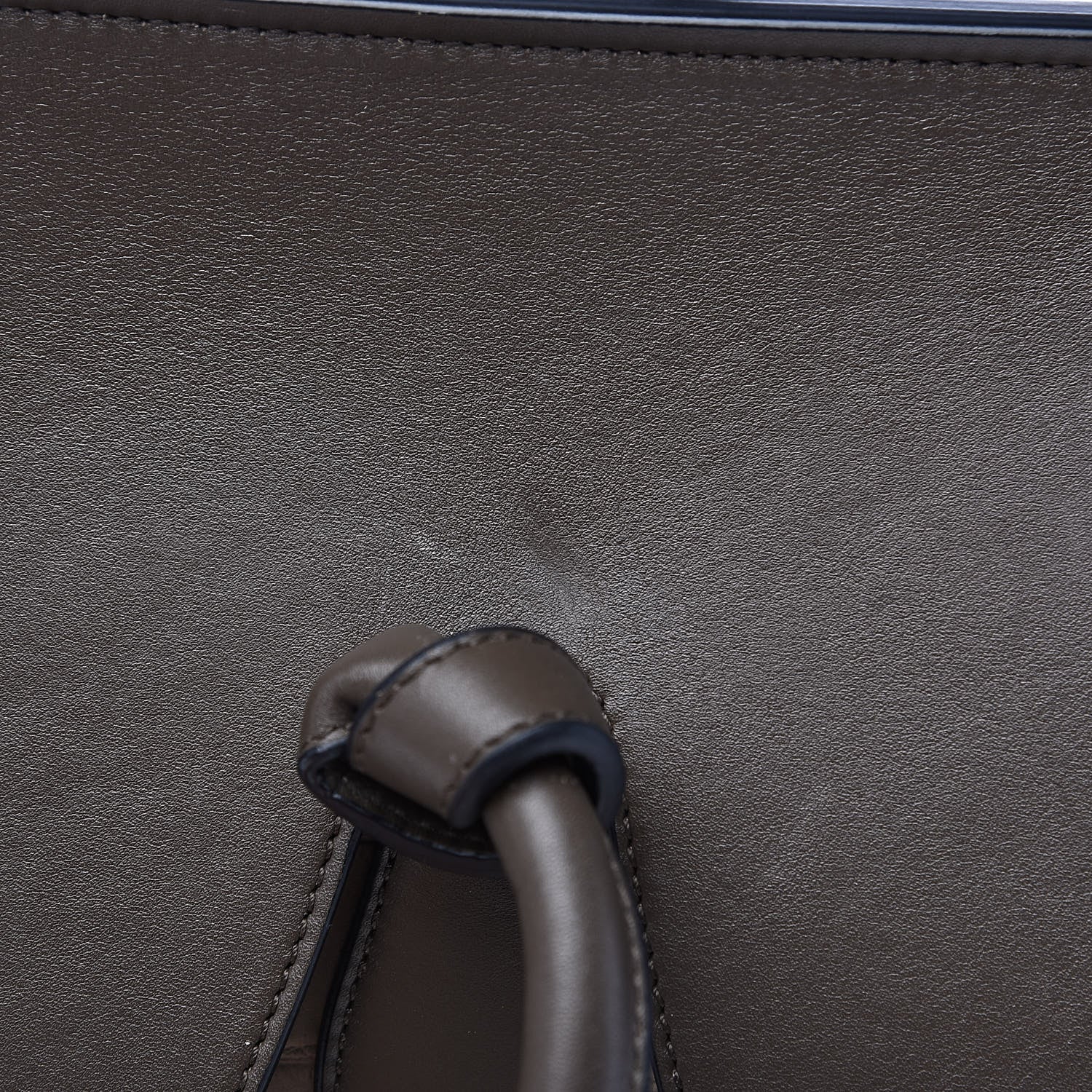 Celine Crocodile Embossed Nubuck Calfskin Small Tie Knot Tote Grey 12 of 13