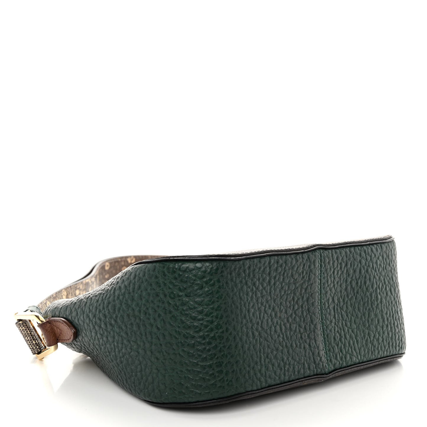 Ostrich Lizard Exotique Majestueux Shoulder Bag Vert