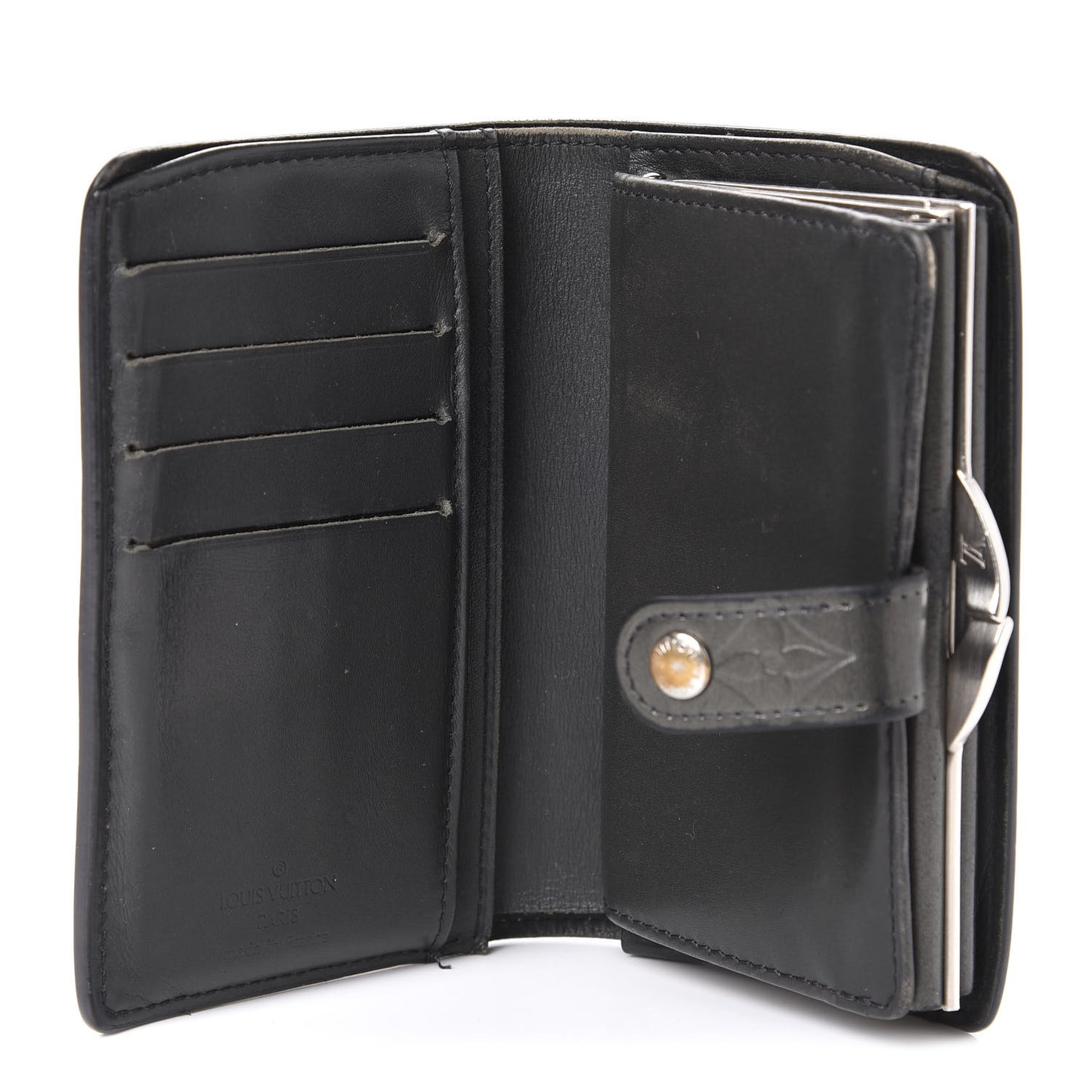 Mat Monogram French Purse Wallet Gris