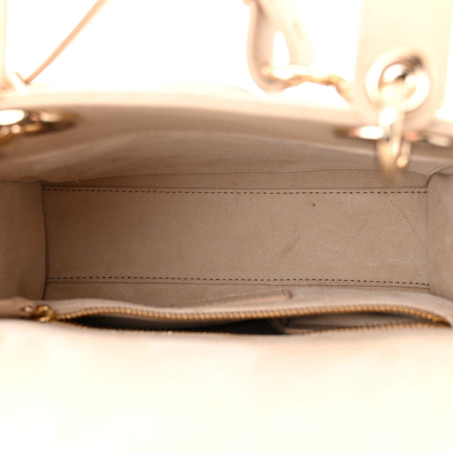 Lambskin Cannage Small My ABC Dior Lady Dior Beige