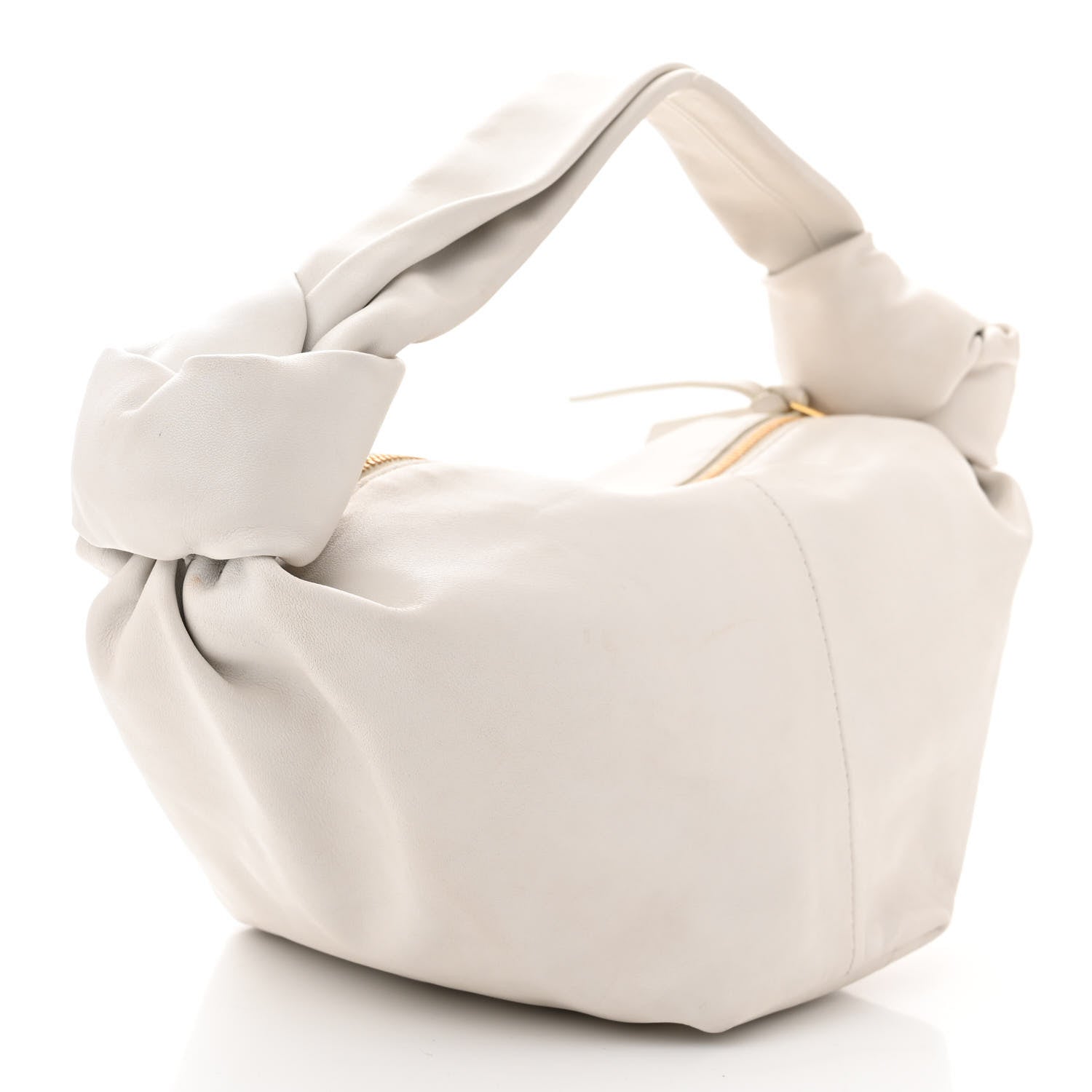 Bottega Veneta Calfskin Mini Double Knot Bag White 3 of 14
