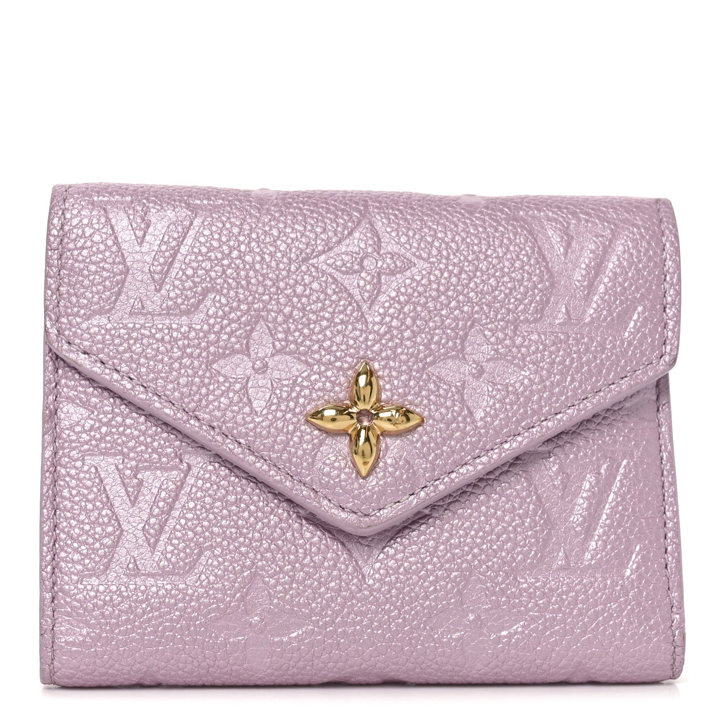 Louis Vuitton Empreinte Monogram Flower Victorine Wallet Pearly