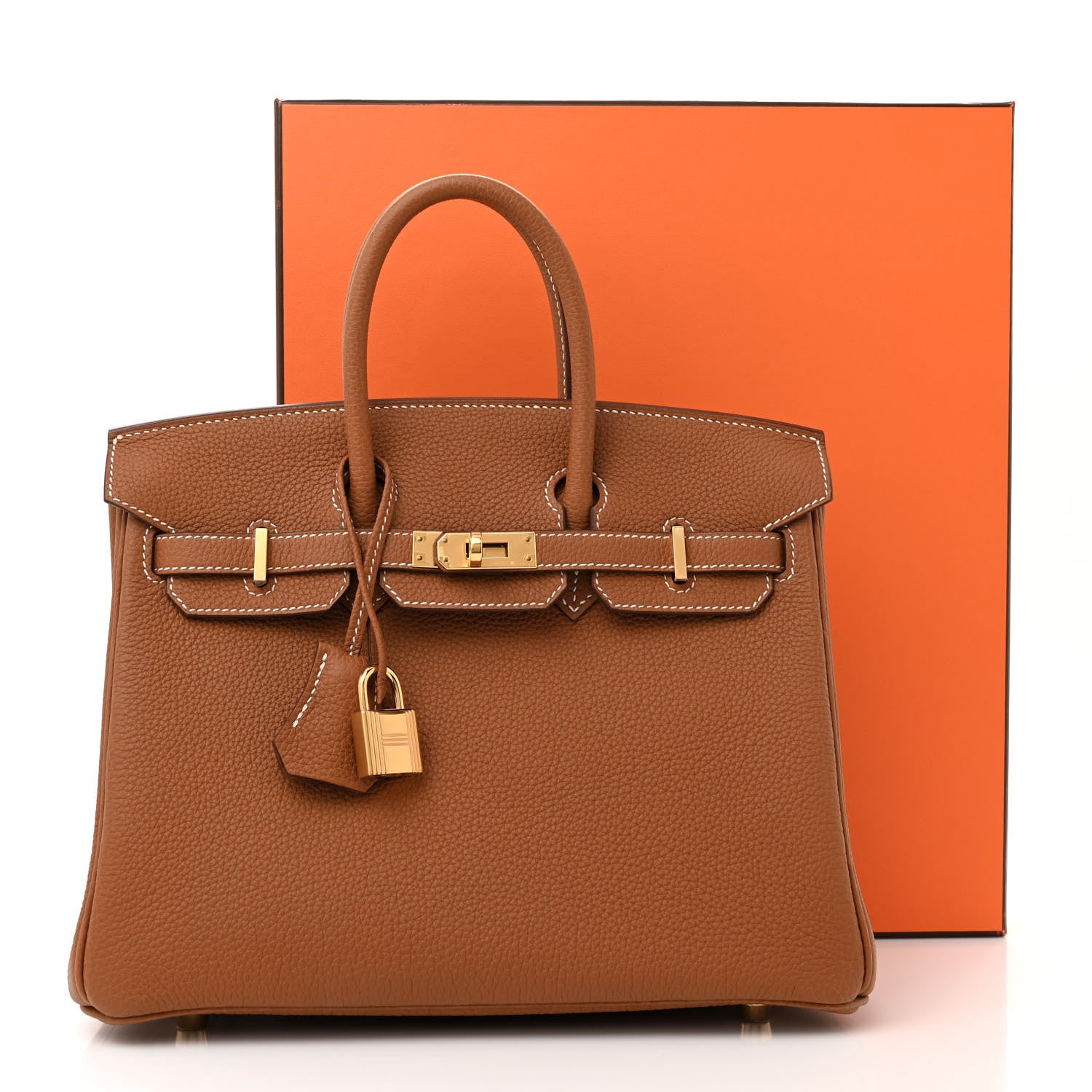 Hermes Togo Birkin 25 Gold 11 of 11