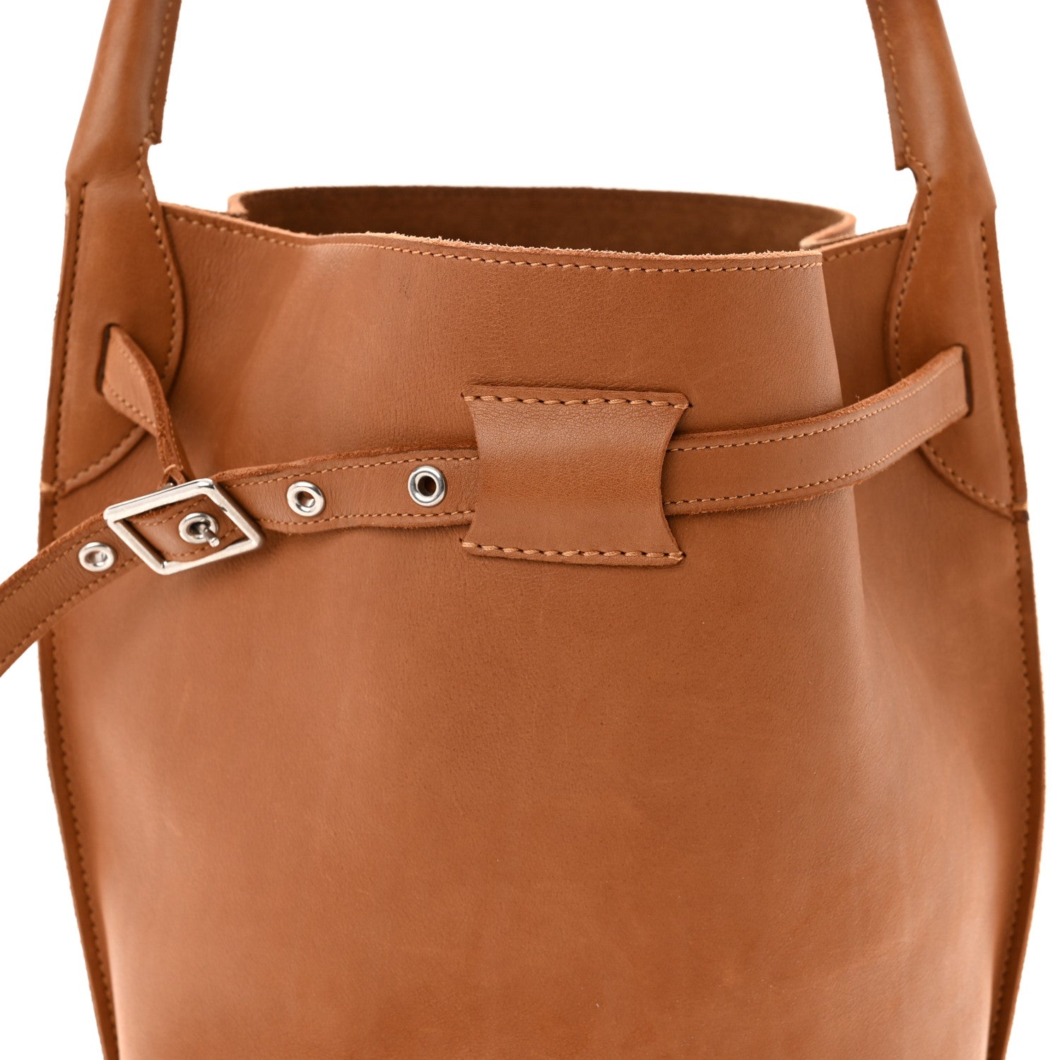 Celine Smooth Calfskin Big Bucket Bag Tan 7 of 9