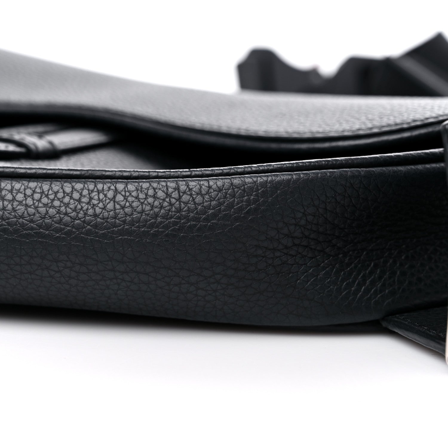 Christian Dior Calfskin Mens Saddle Bag Black 15 of 21
