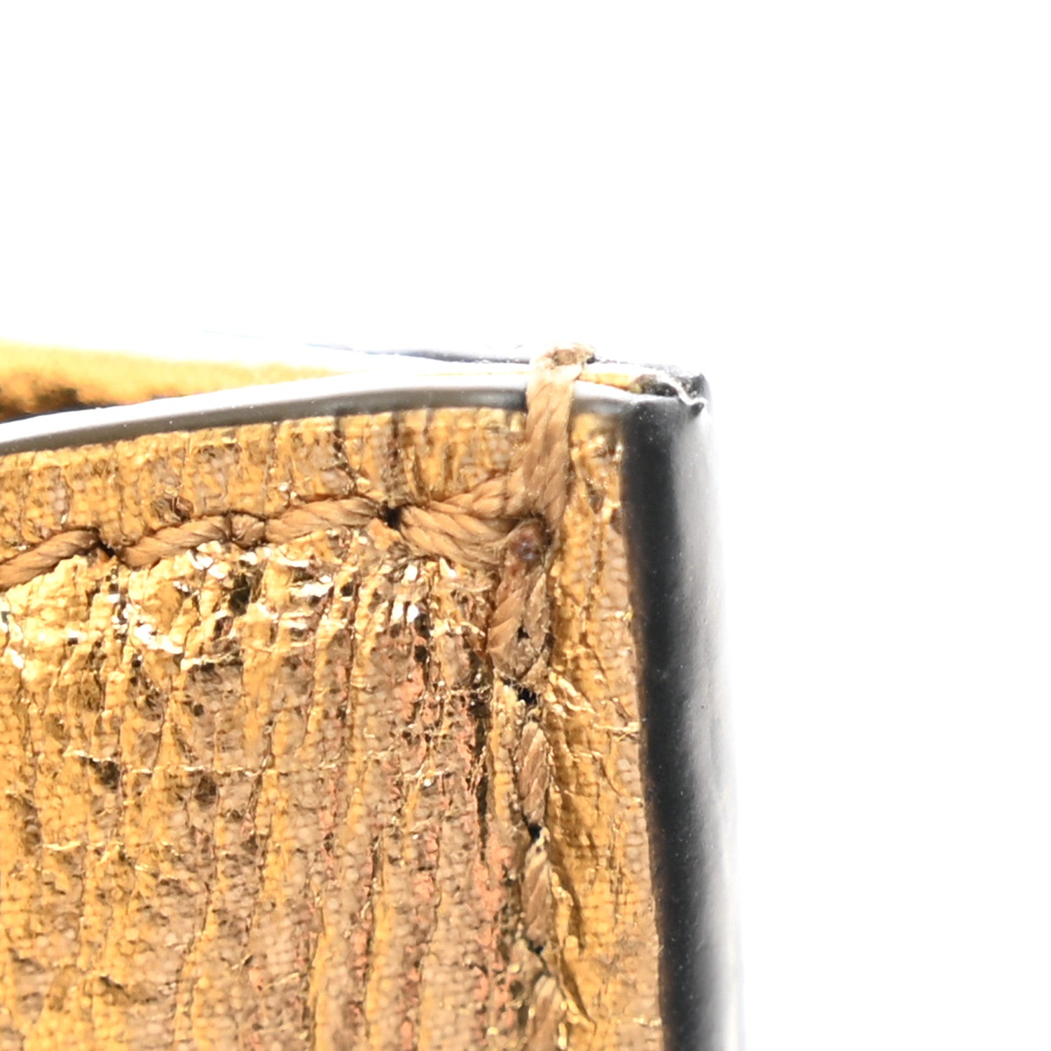 Saint Laurent Metallic Calfskin Monogram Large Belle De Jour Clutch Gold 10 of 10