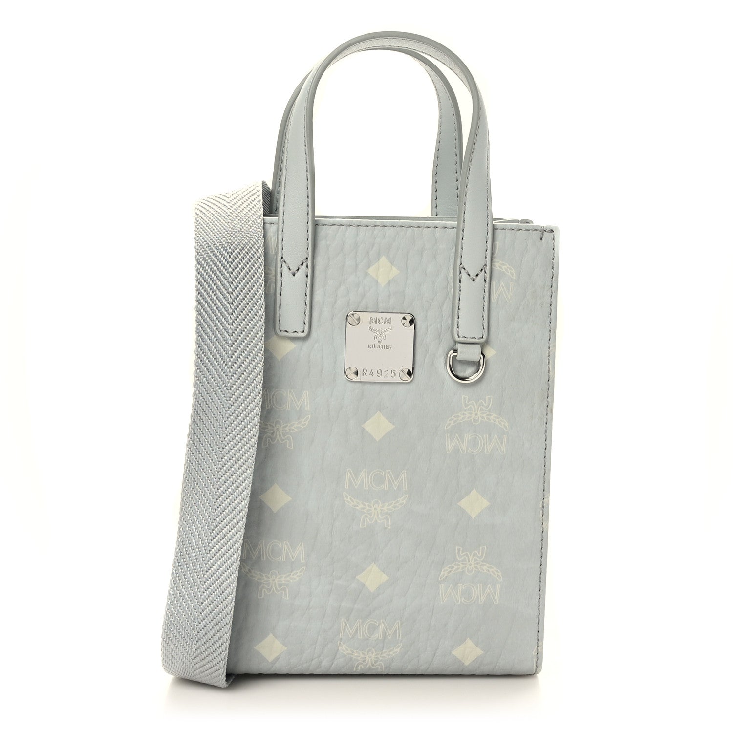 MCM Visetos Mini Aren Tote Grey 1 of 7