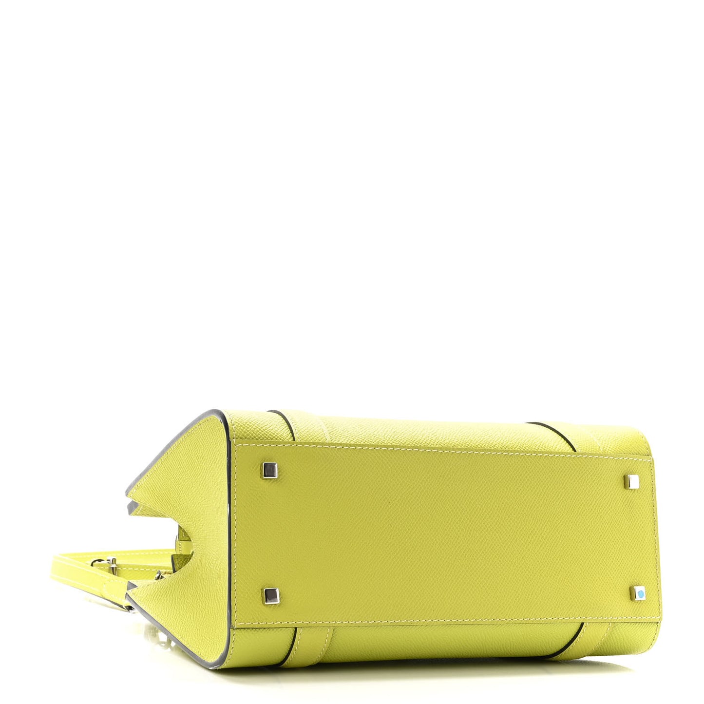 Carat Calfskin Ballerine PM Tote Anis