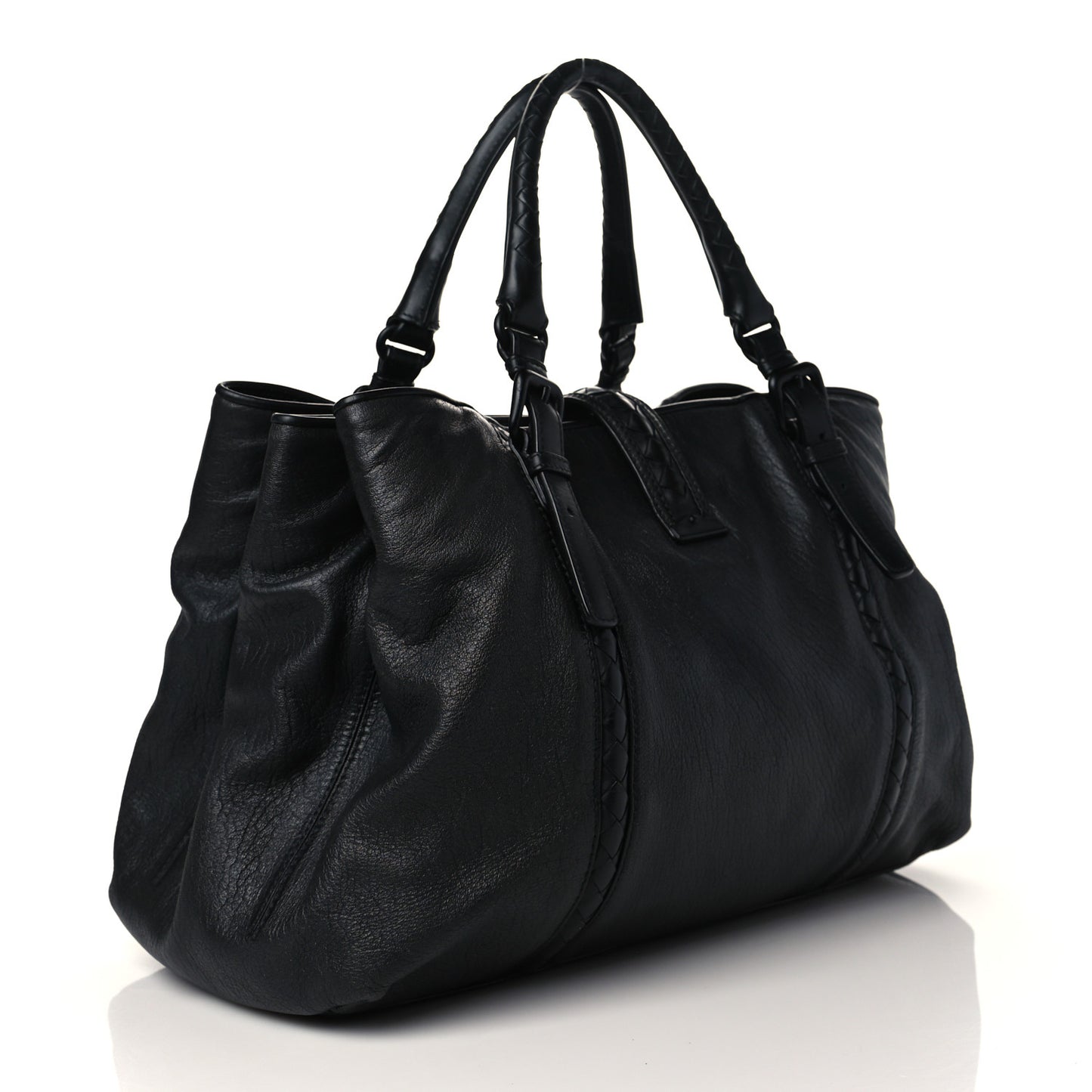 Nappa Roma Tote Black