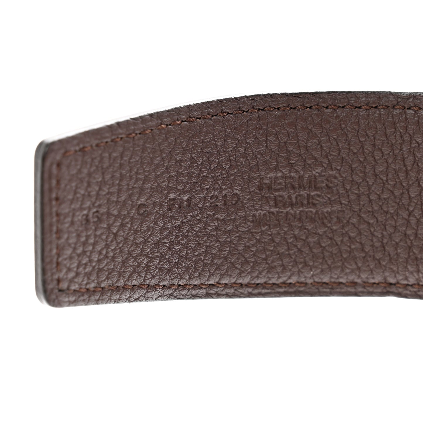 135 Togo 38mm Constance H Belt 85 34 Black Chocolate