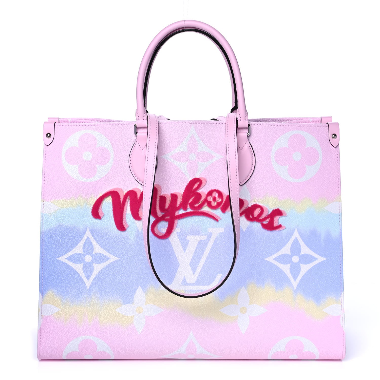 Louis Vuitton Monogram Escale Mykonos Onthego GM Pastel 1 of 12