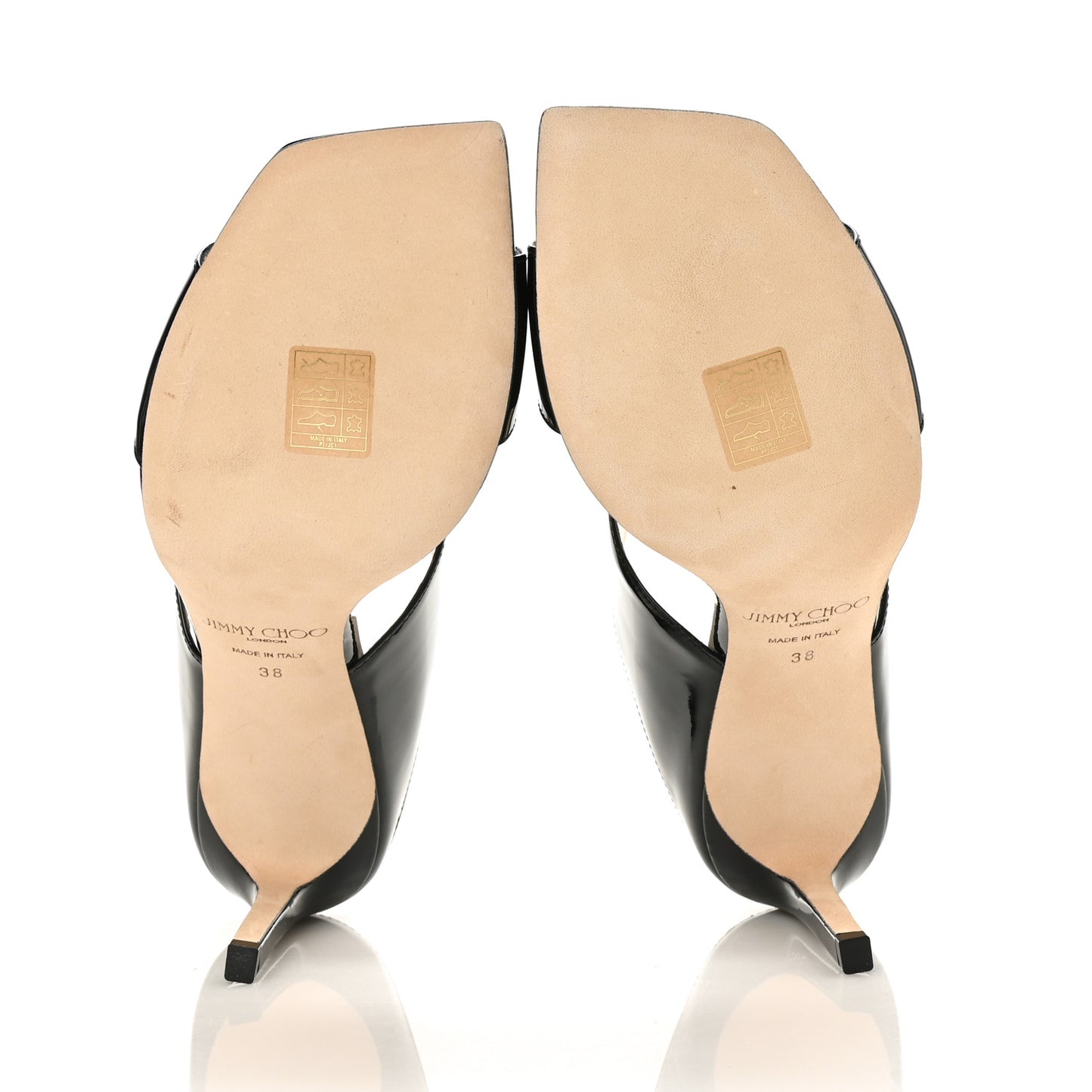 Soft Patent Hira 85 Sandals 38 Black