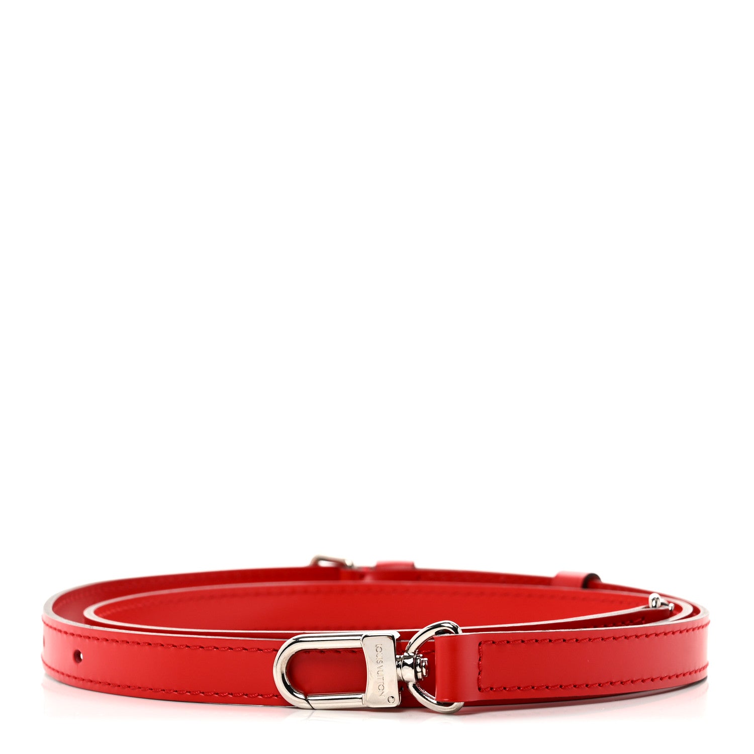 Louis Vuitton Calfskin 16mm Adjustable Shoulder Strap Red 1867170 Louis Vuitton Calfskin 16mm Adjustable Shoulder Strap Red 1867170