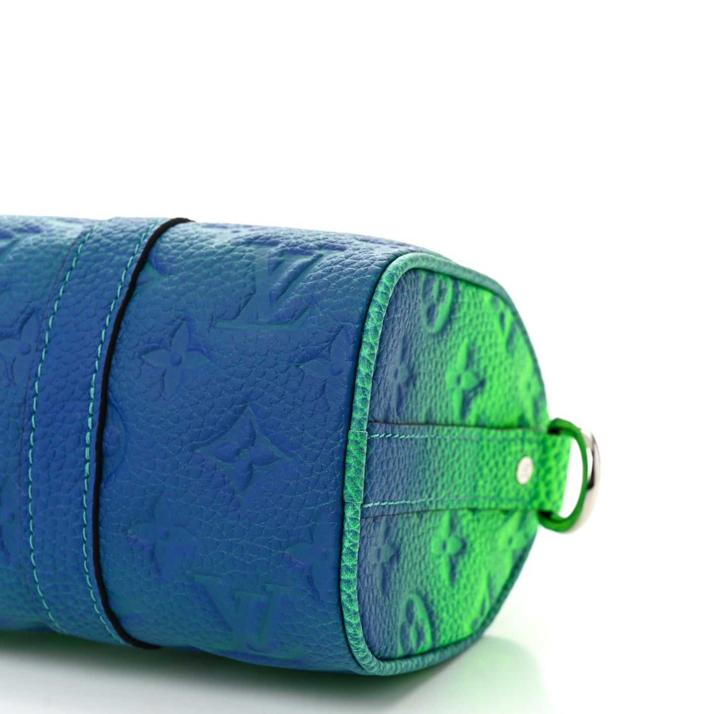 Taurillon Illusion Keepall XS Bleu Vert