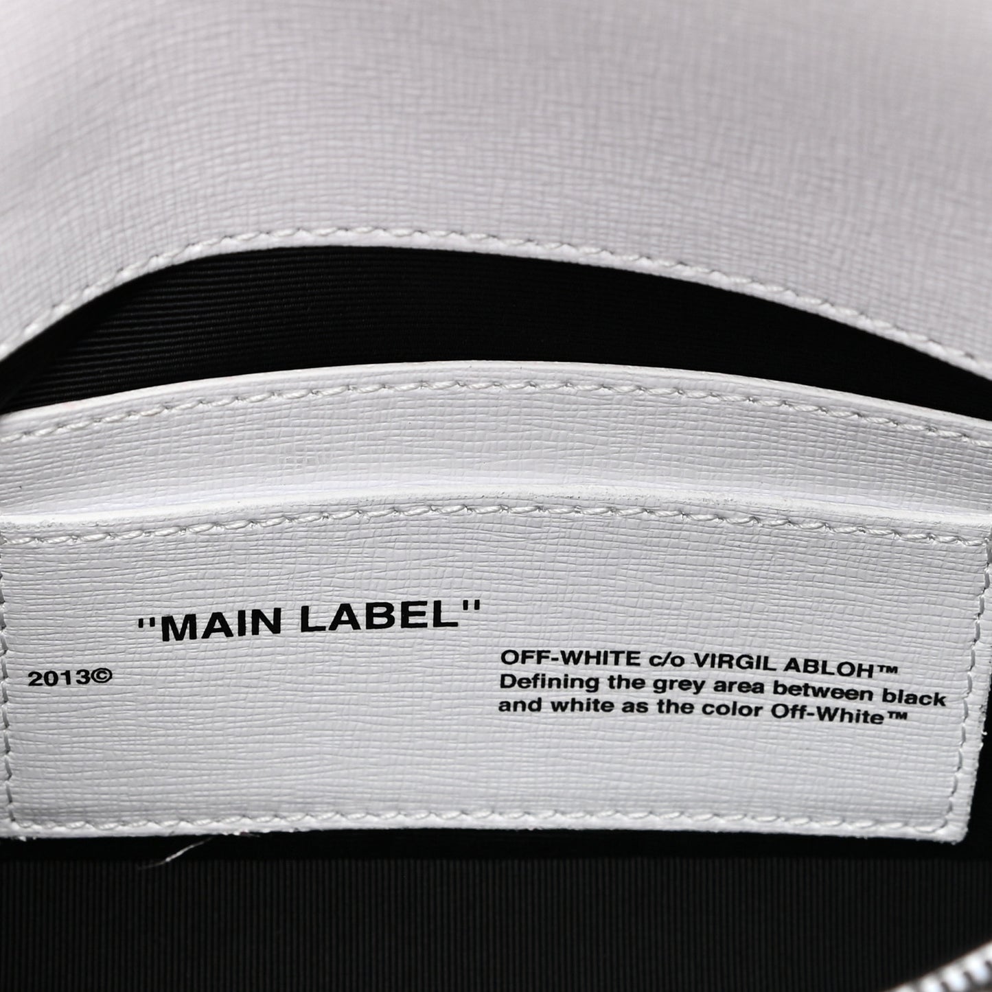 Saffiano Flap Shoulder Bag White