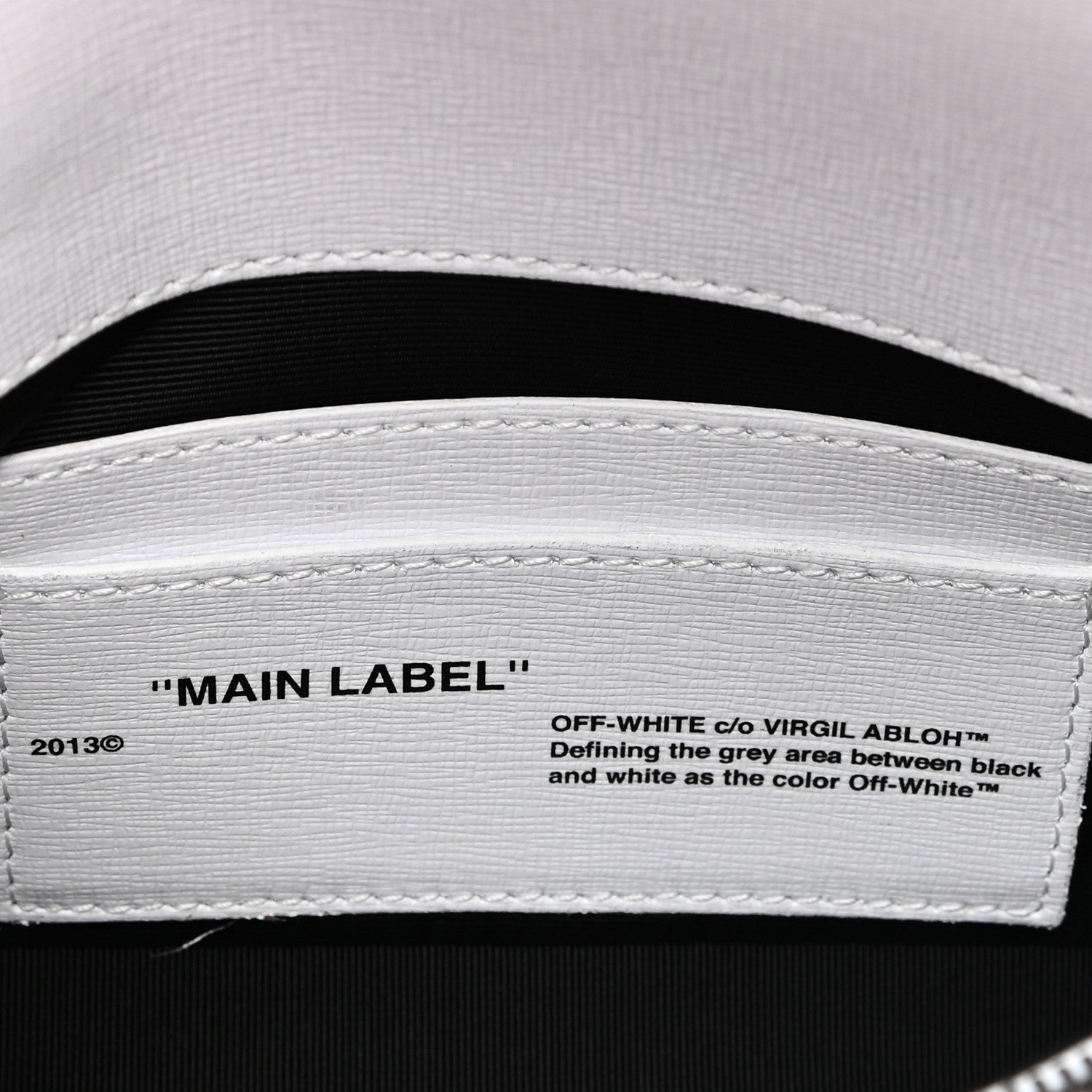 Off-White Saffiano Flap Shoulder Bag White 10 of 17
