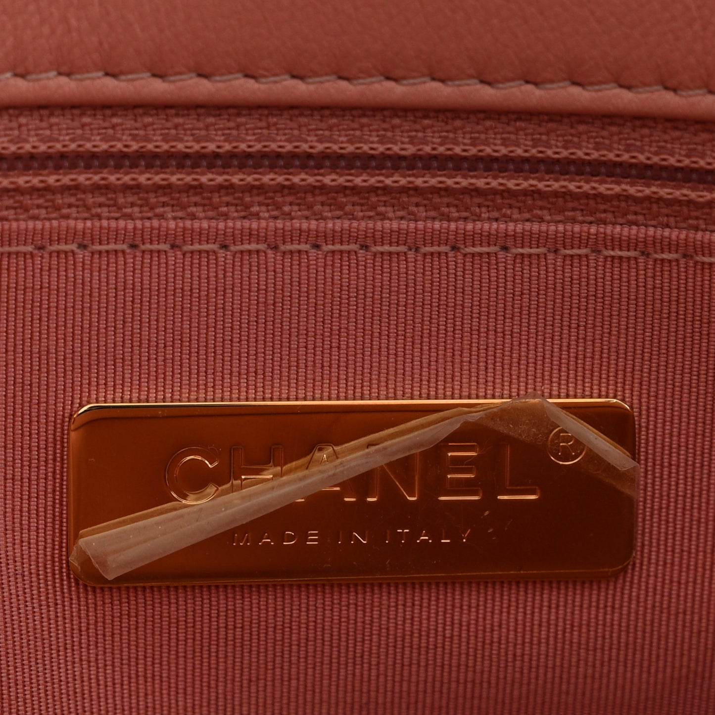 Goatskin Quilted Medium Chanel 19 Flap Light Pink