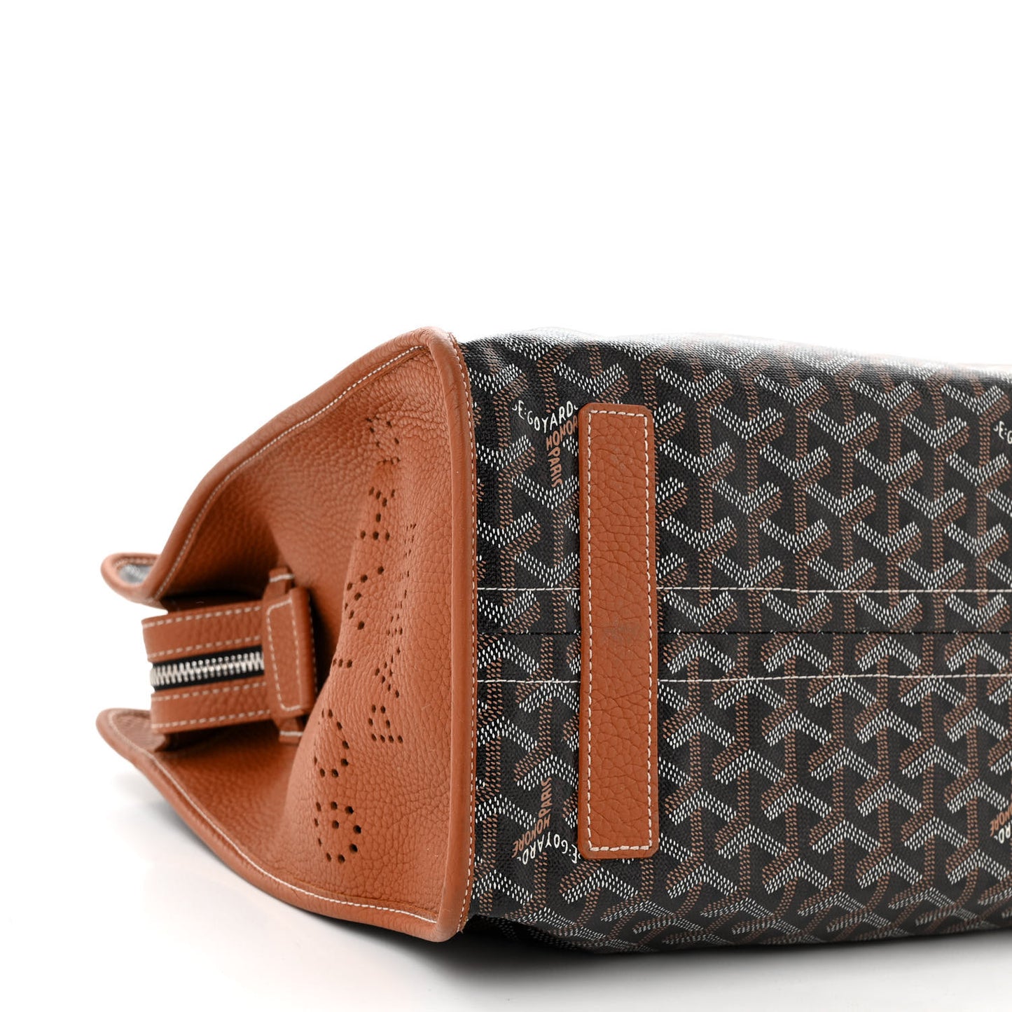 Goyardine Sac Hardy Pet Carrier PM Black Gold