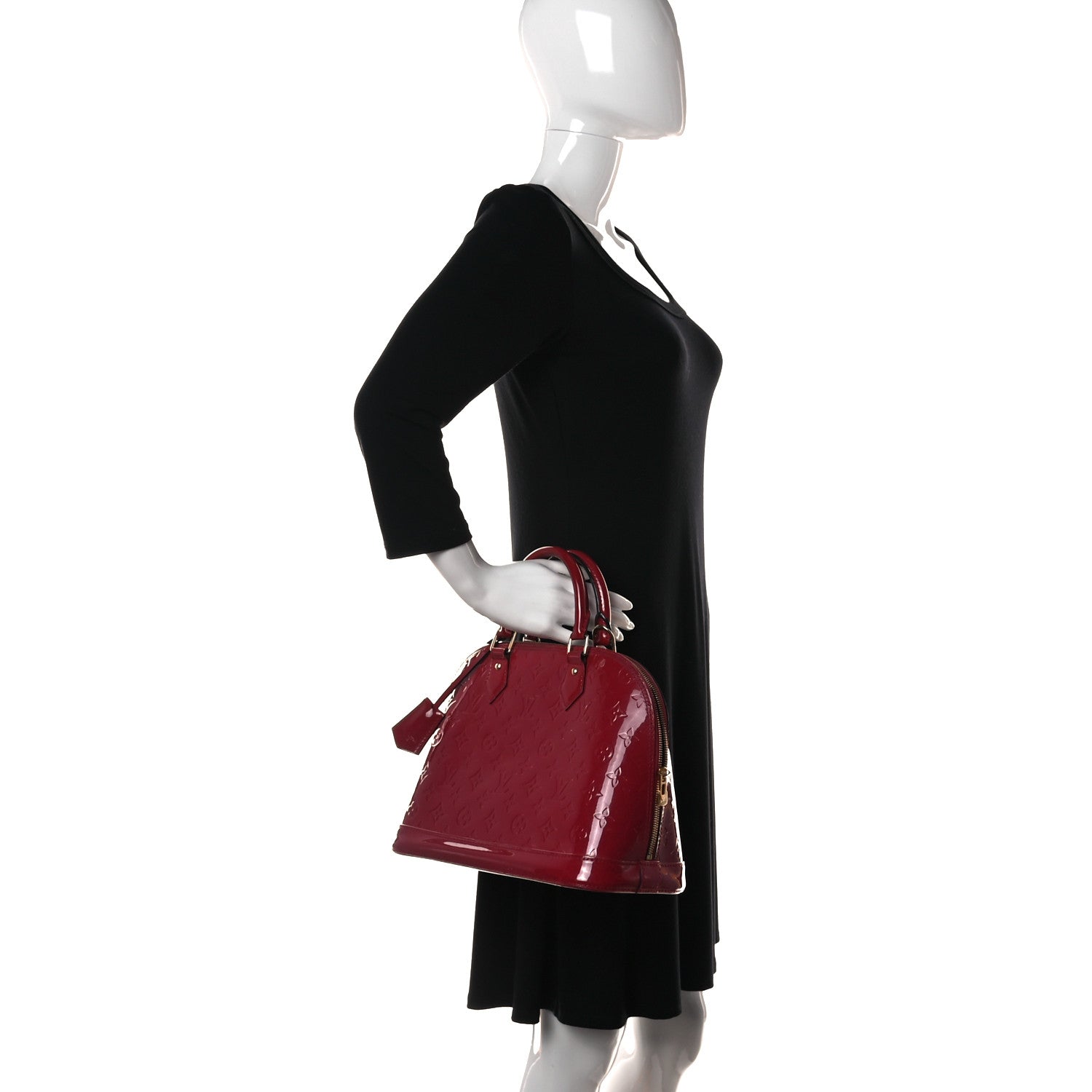 Louis Vuitton Vernis Alma PM Rose Indien 2 of 13