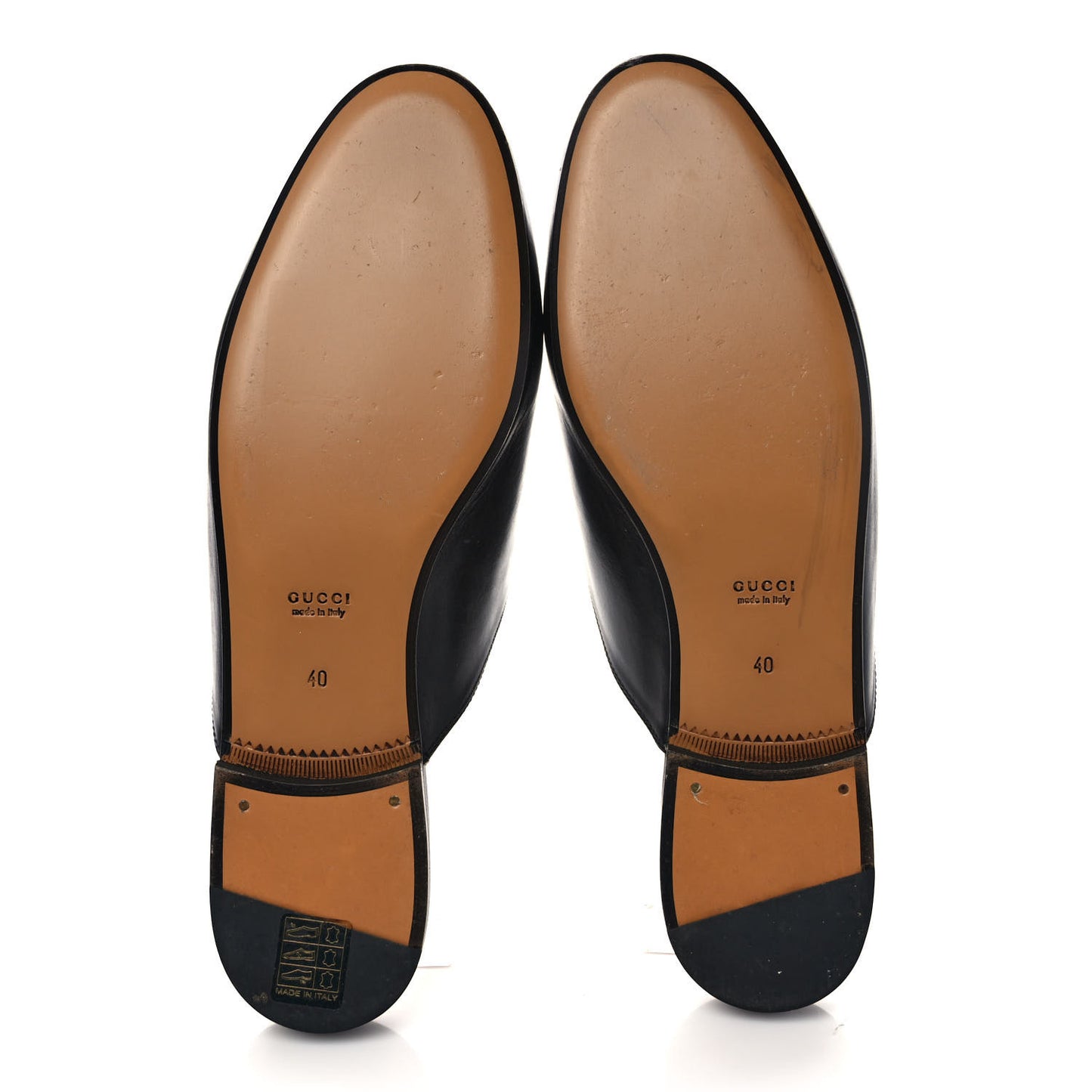 Calfskin Womens Princetown Slippers 40 Black