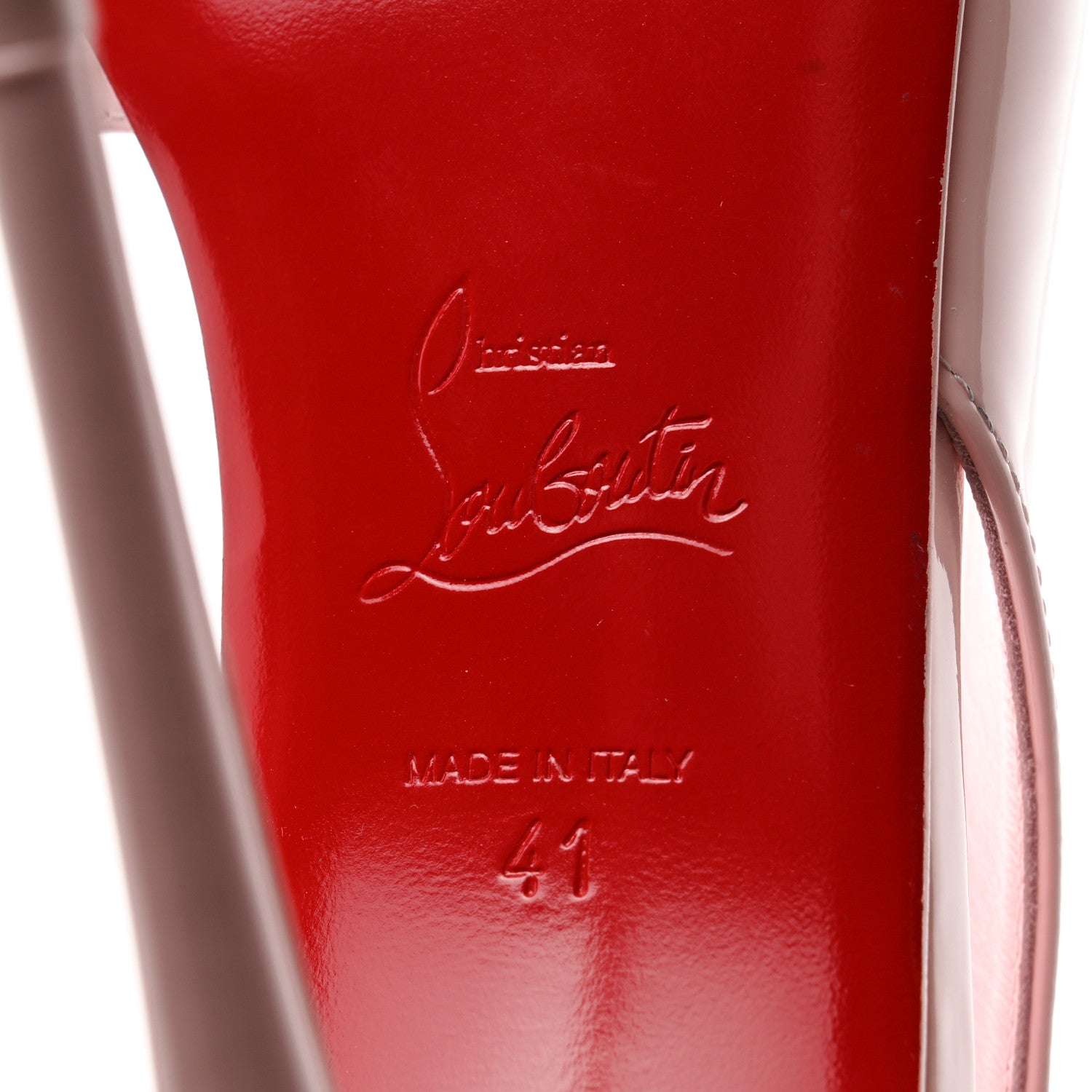 Christian Louboutin Patent So Jenlove 100 Pumps 41 Rosy 7 of 7