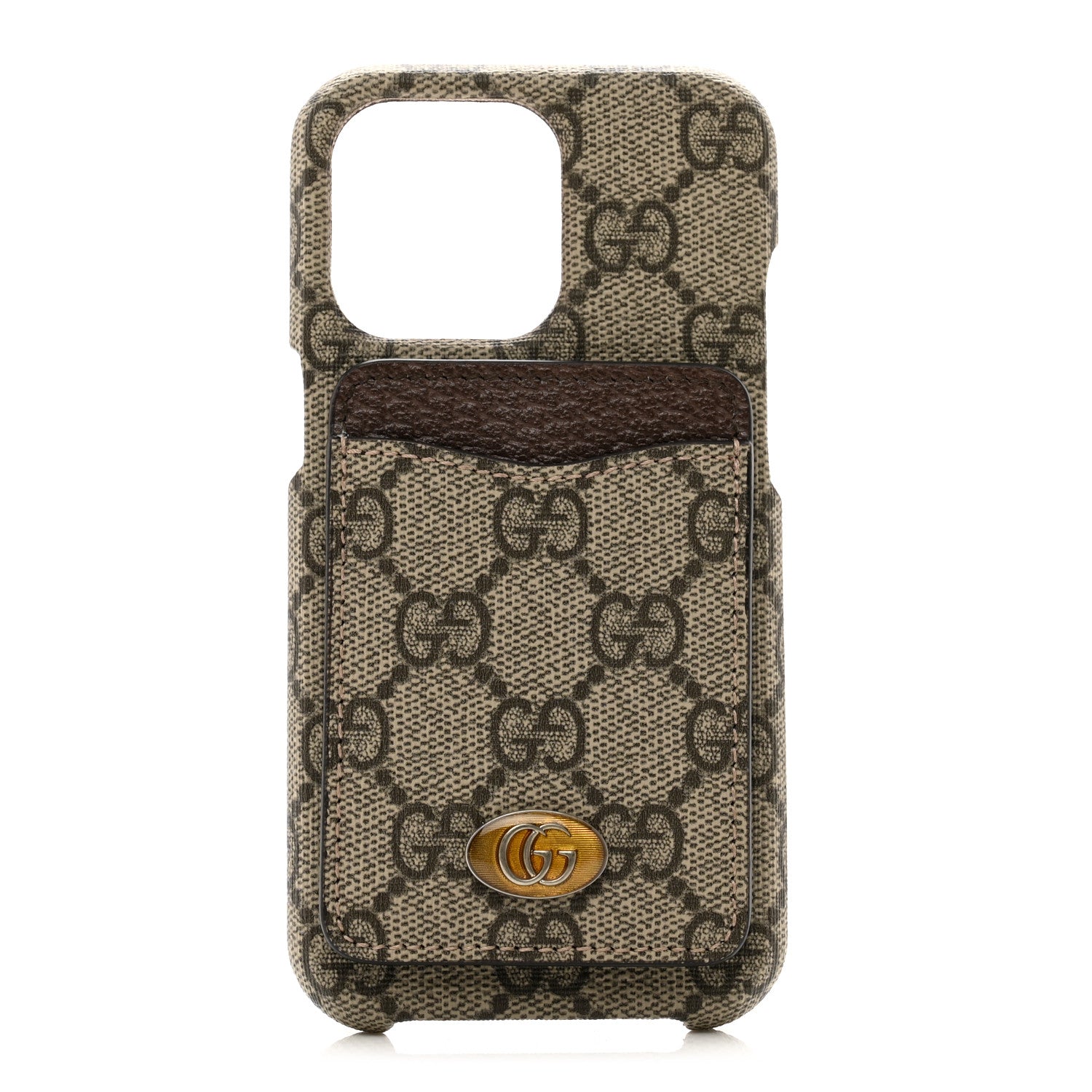 【新品】GUCCI iPhone 13 Pro ケース GG ベージュ ブラウン Gucci GG Supreme Monogram Ophidia iPhone 13 Pro Phone Case Beige
