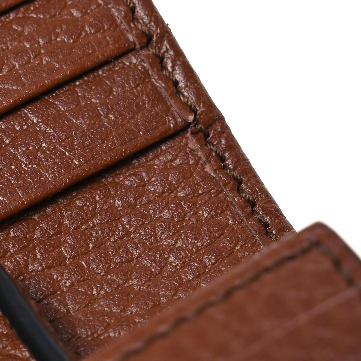 New Denim GG Monogram Jackie 1961 Card Case Blue Tea Cuir