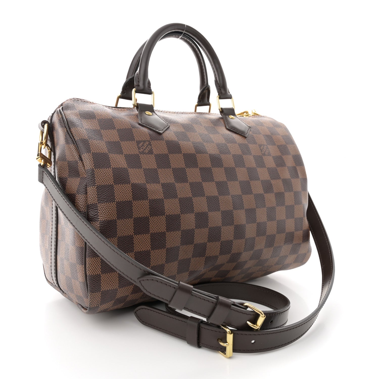 Louis Vuitton Damier Ebene Speedy Bandouliere 30 3 of 10