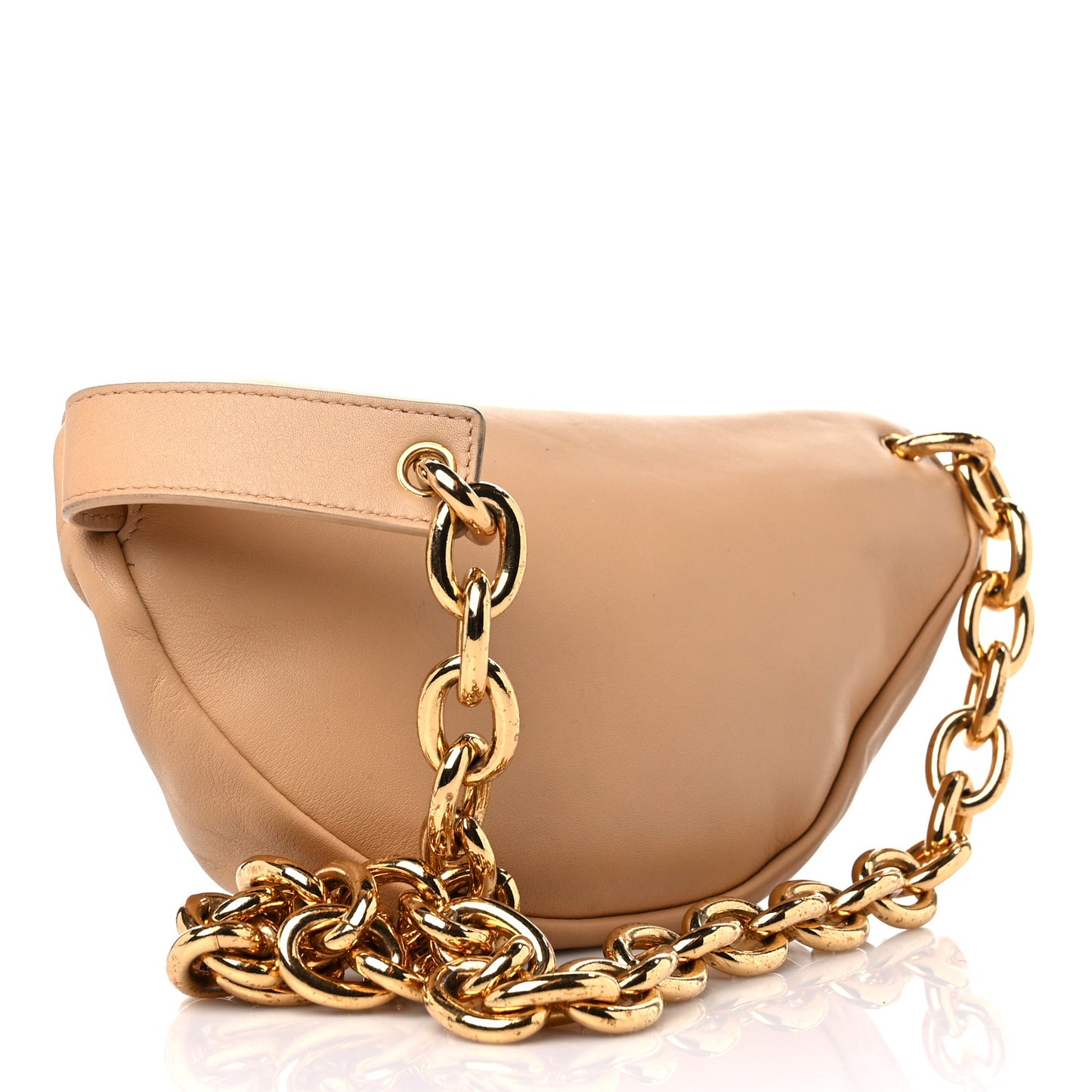 Nappa The Belt Chain Pouch Almond