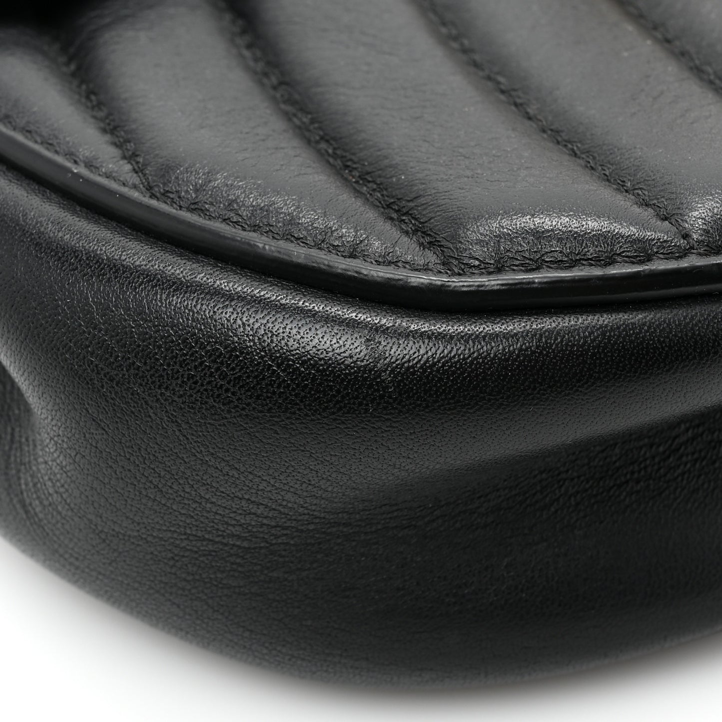 Calfskin Quilted Mini Drew Bijou Shoulder Bag Black