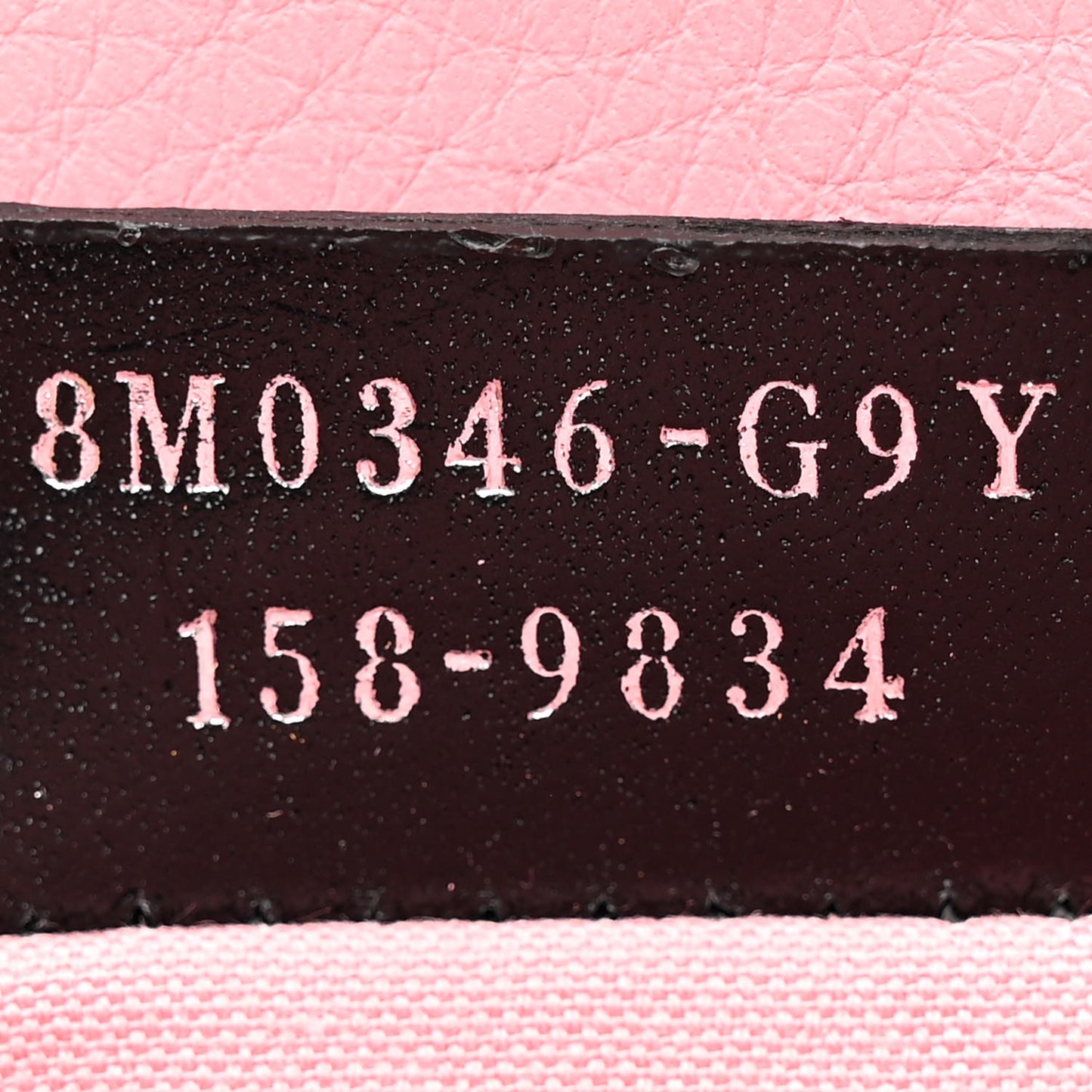 Vitello Flamingo Tube Wallet on Chain Pink